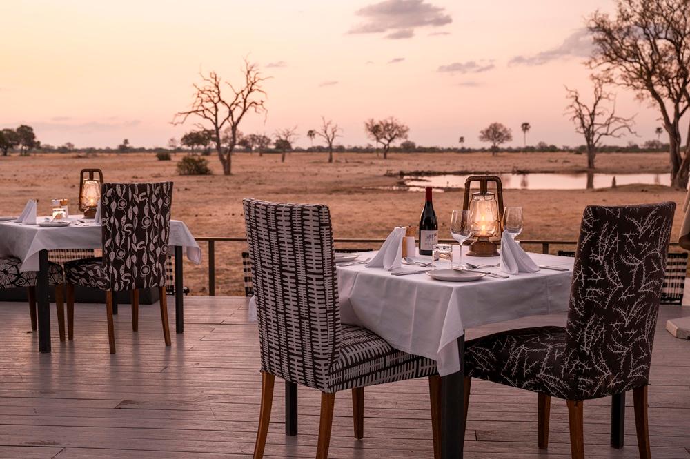 Alfresco Dining by Waterhole