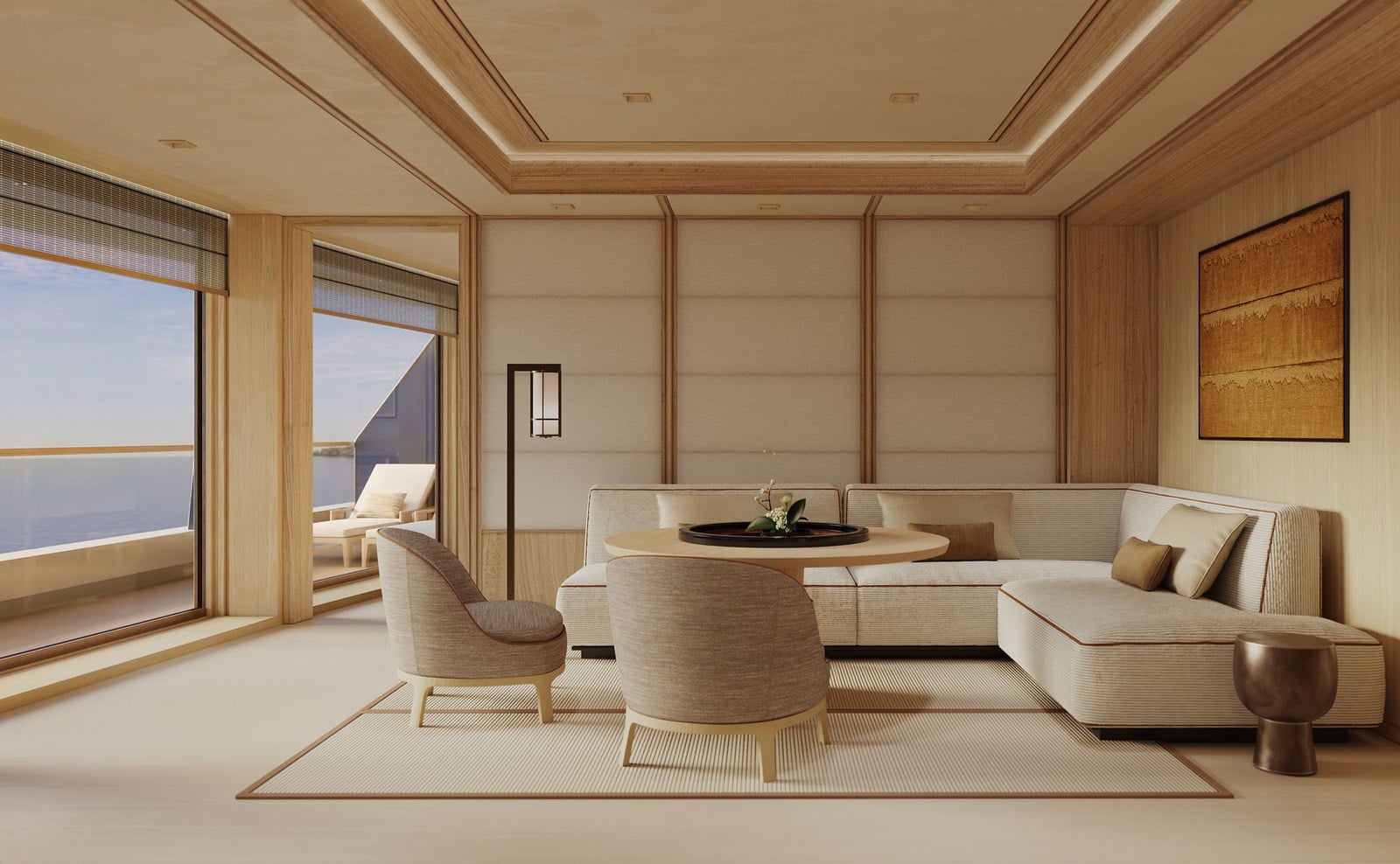 Aman at Sea Amangati grand residential suite with minimalist Japanese design and private plunge pool
