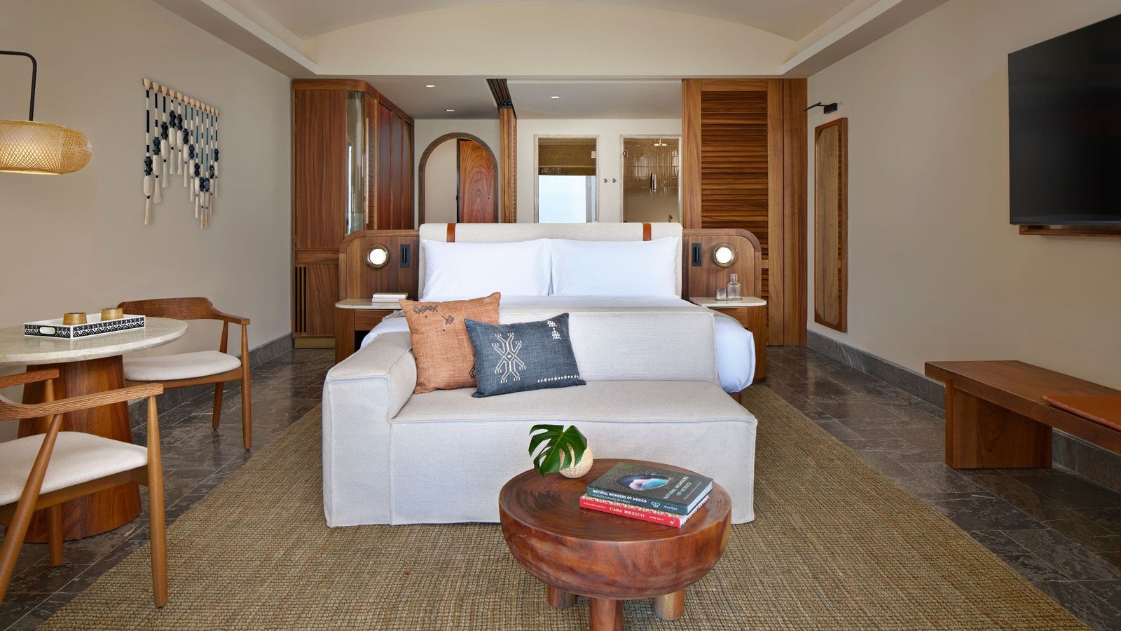Interior residential design of Park Hyatt Riviera Maya luxury King suite