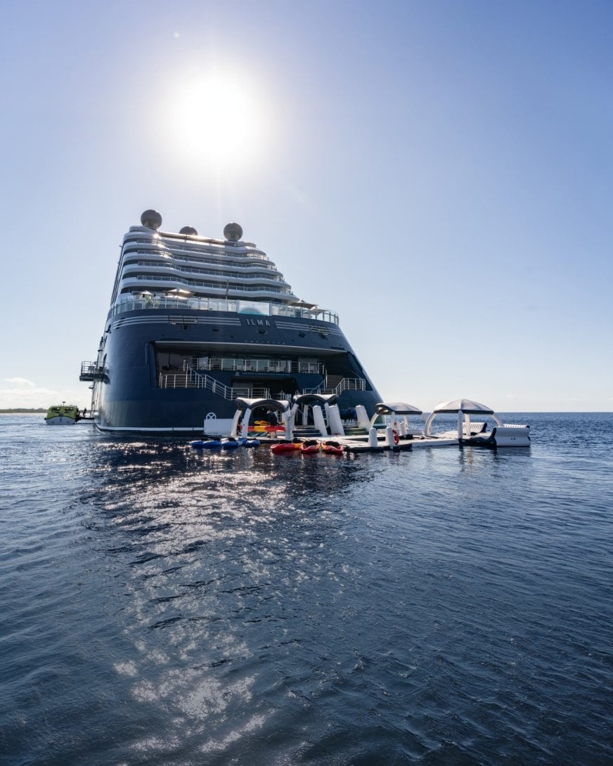 The Ritz-Carlton Yacht Collection Ilma luxury resort superyacht