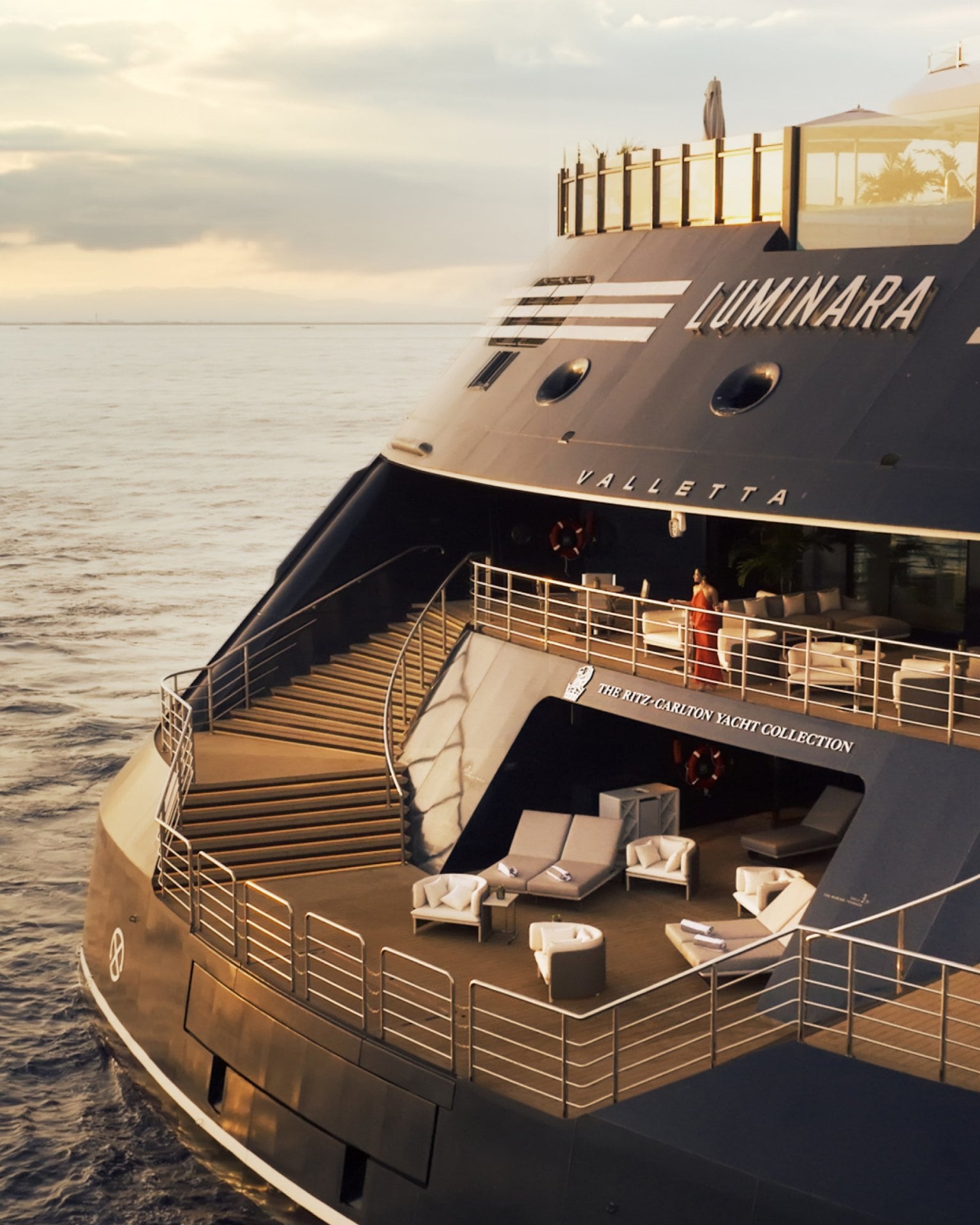 The Ritz-Carlton Yacht Collection Luminara flagship superyacht