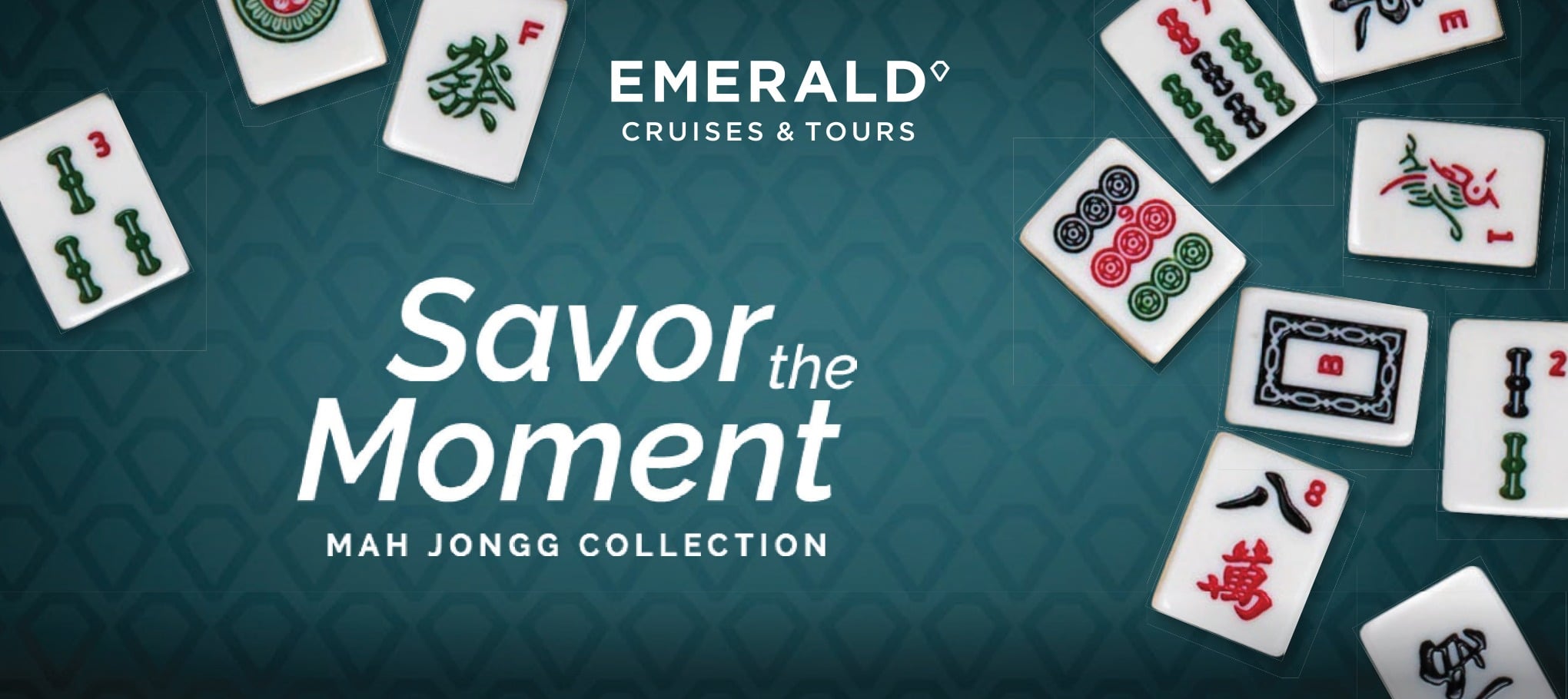 Emerald Cruises Savor the Moment Mah Jongg Collection