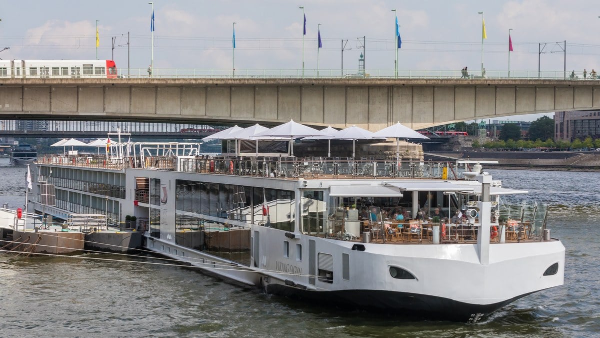 Viking River Cruises Longship on the Rhine