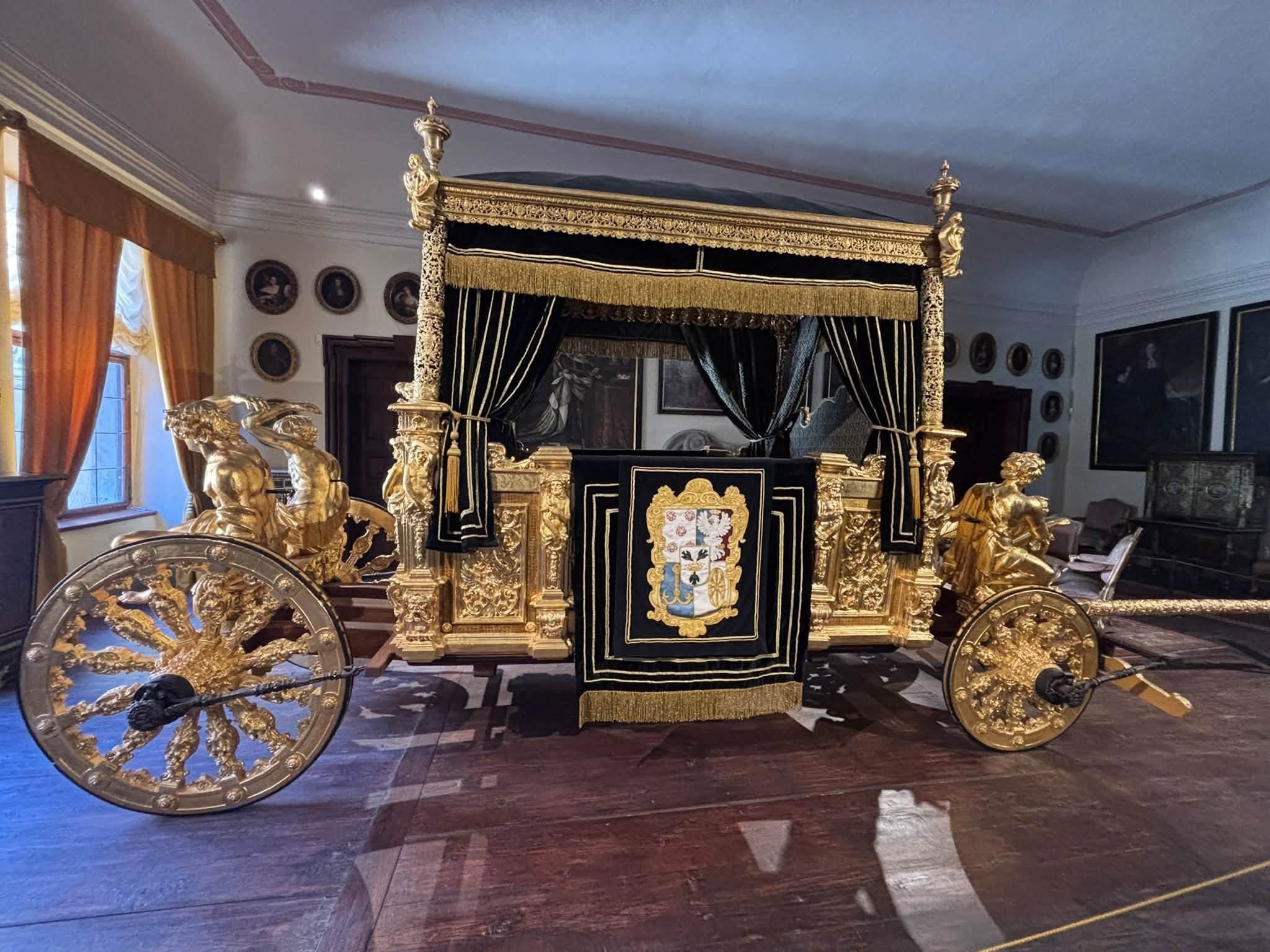 Habsburg Imperial Golden Coronation Carriage in Vienna