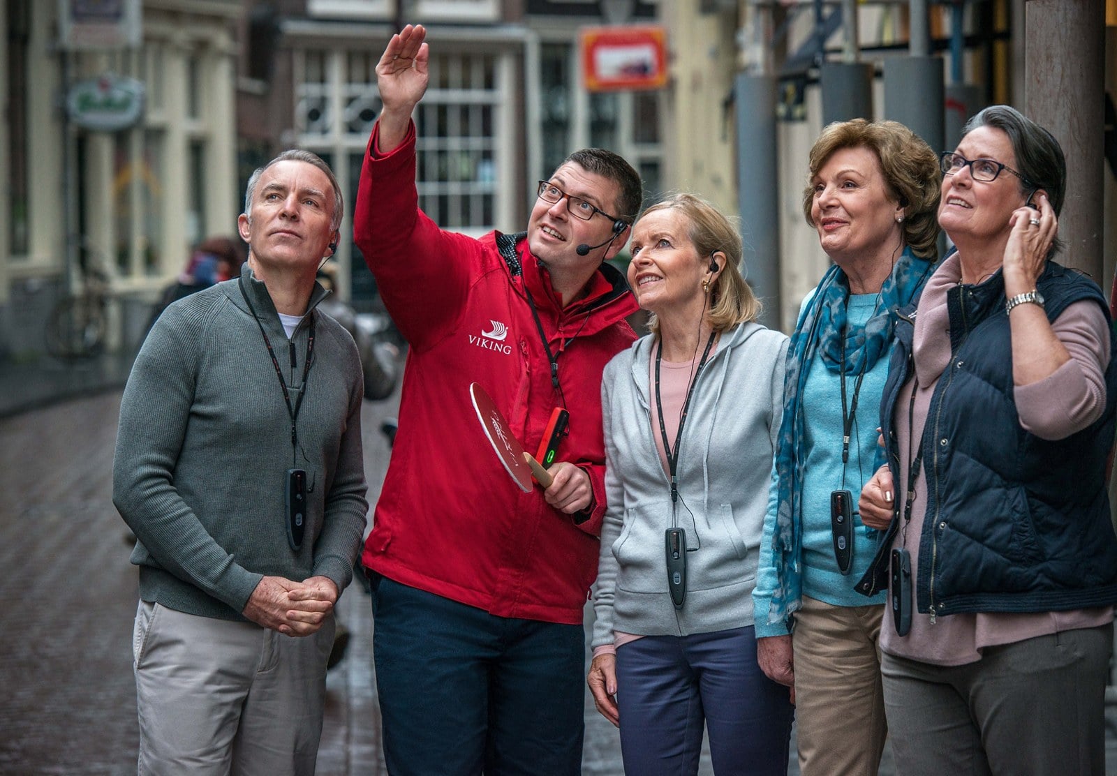 Viking travelers exploring on an included shore excursion with a knowledgeable local guide