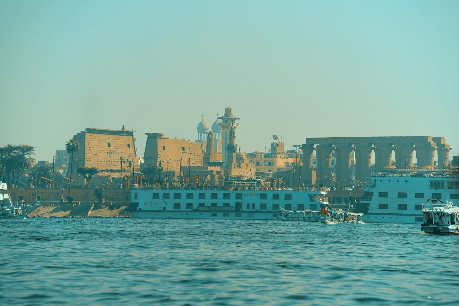 Tauck luxury Egypt and Nile River cruise with ancient temples and chartered riverboat