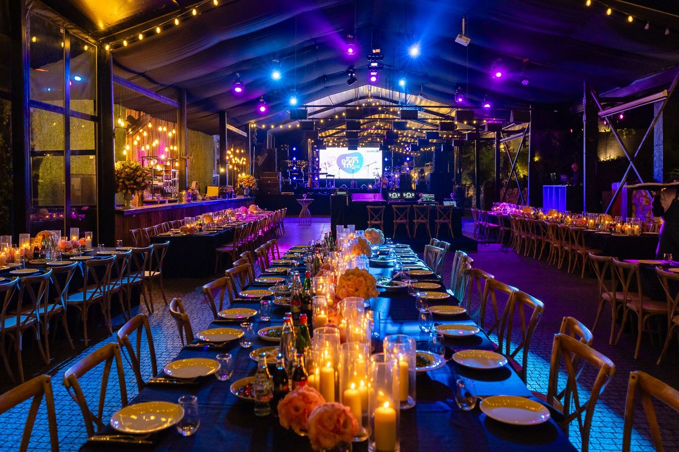 Corporate incentive travel group gala dinner celebration at luxury resort ballroom