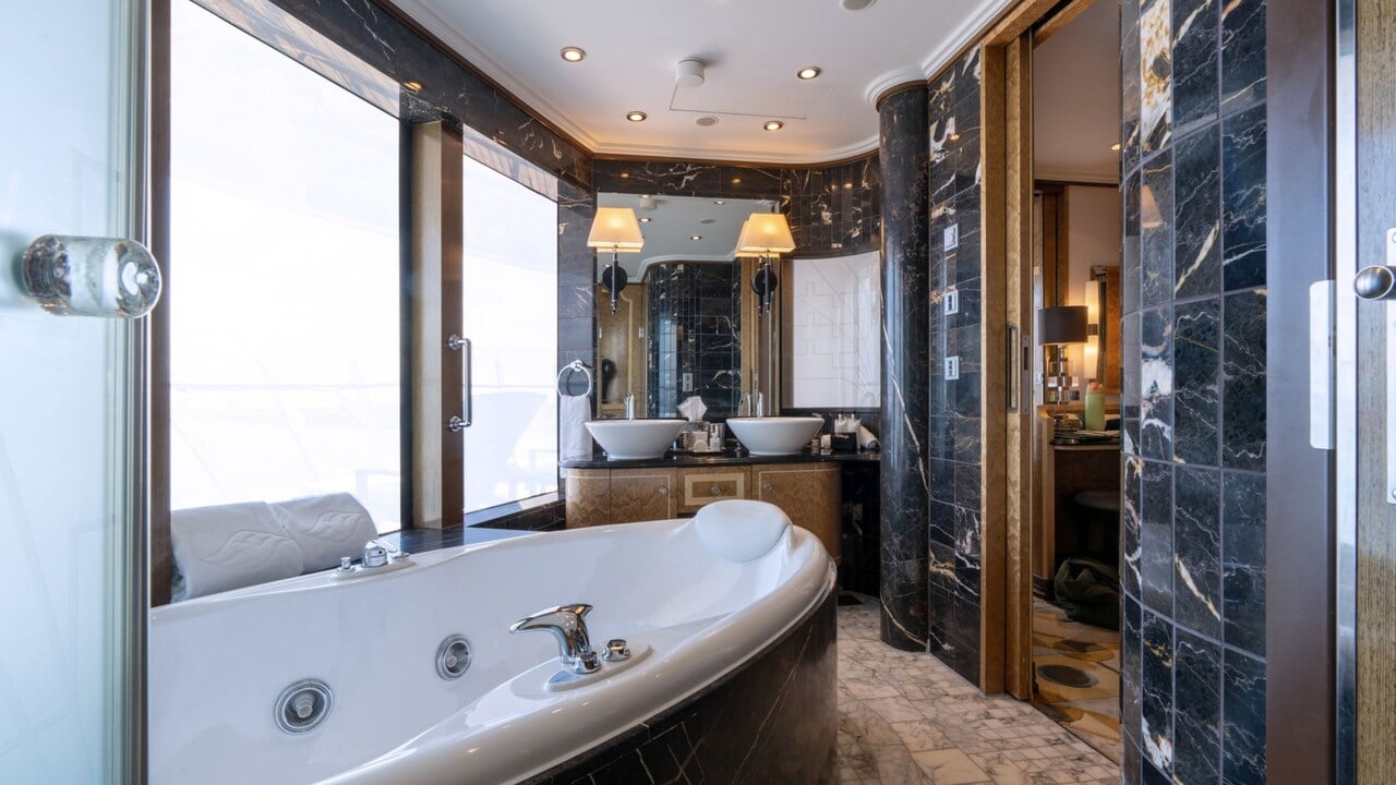 Disney Cruise Concierge Royal Suite Master Bedroom with Balcony