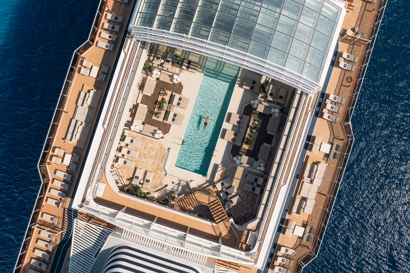 Official Explora Journeys Conservatory Pool Deck