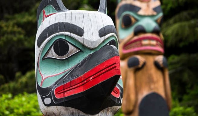 Native Alaska Totem Poles