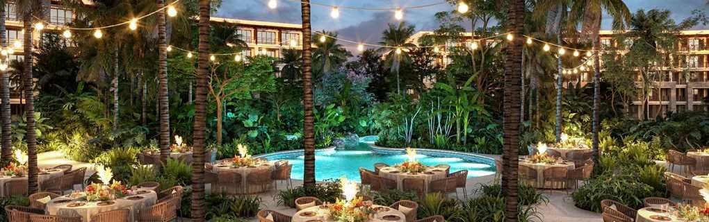 Impression Moxche Playa del Carmen luxury rooftop pool and cenote architecture
