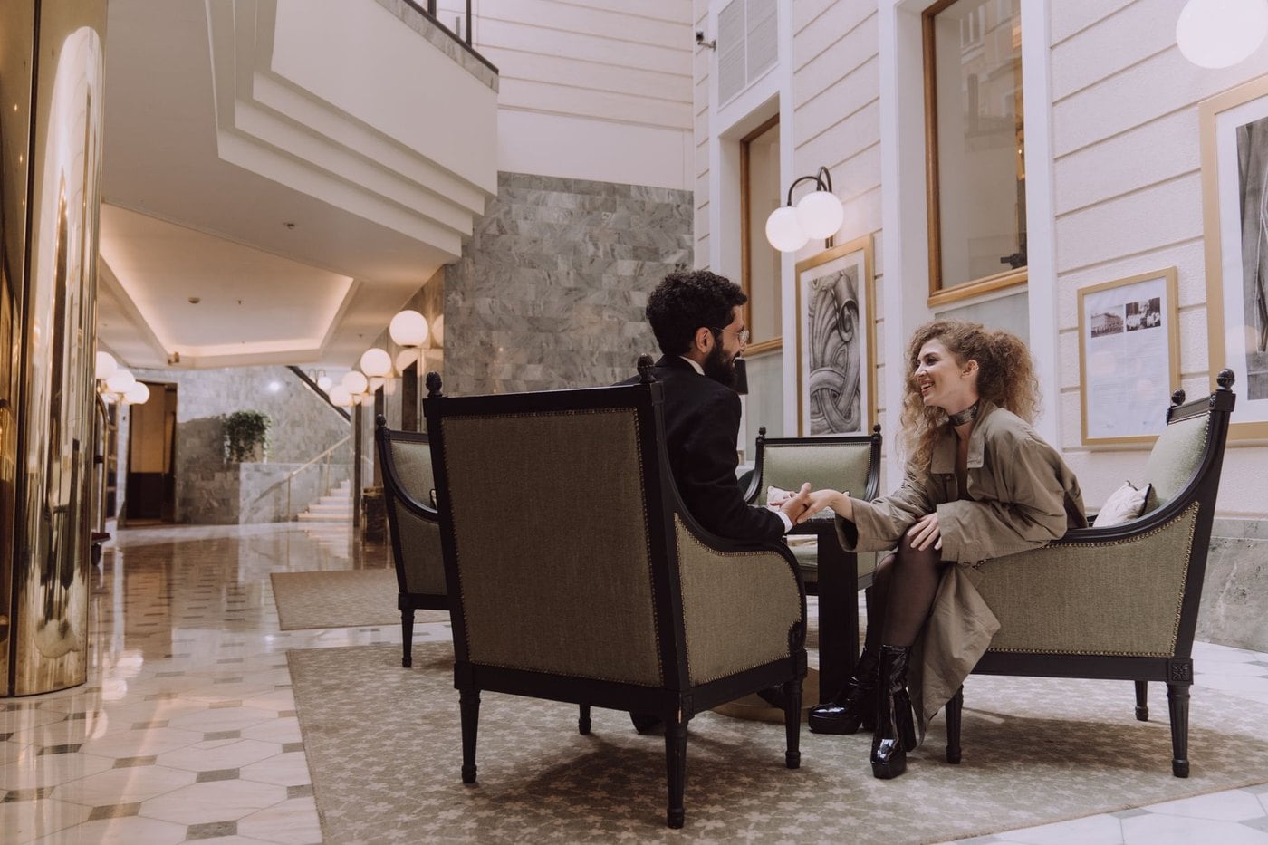 Luxury travel advisor conducting in-depth high net worth client intake consultation