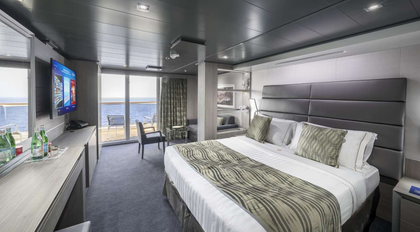 MSC Yacht Club Deluxe Suite Modern Interior Design