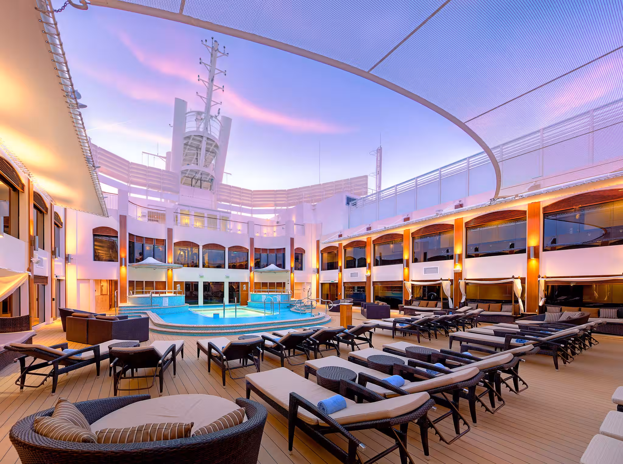 The Haven Courtyard Private Pool and Sundeck by Norwegian Cruise Line