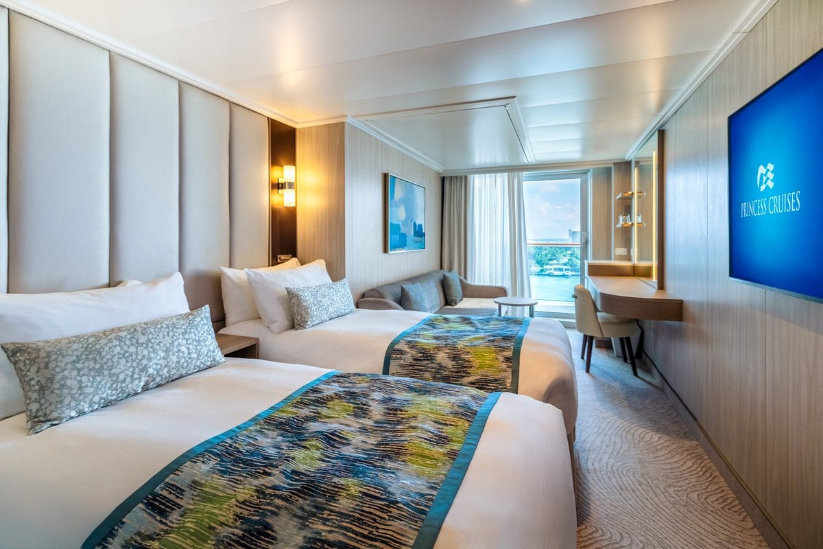 Princess Cruises Balcony Stateroom with Private Ocean Terrace