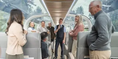 Official Rocky Mountaineer Glass Dome Coach Interior