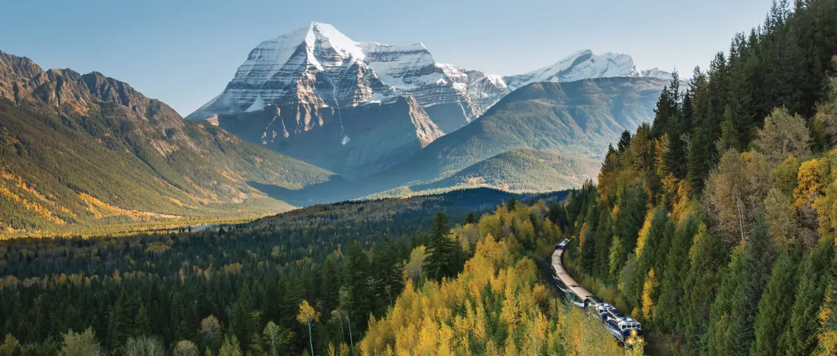 Official Rocky Mountaineer Train at Mount Robson