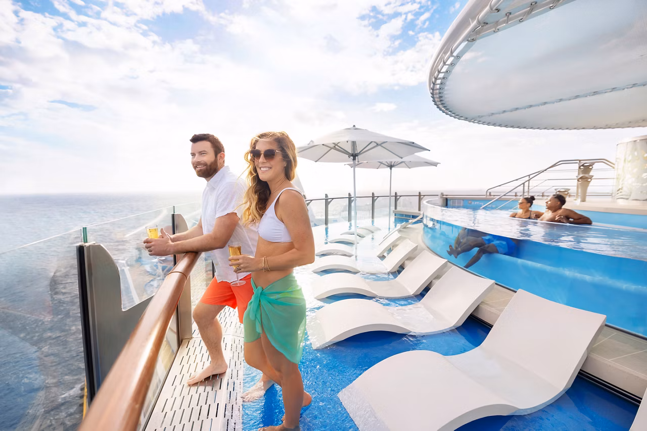 Exclusive Royal Caribbean Suite Neighborhood Sun Deck and Plunge Pool