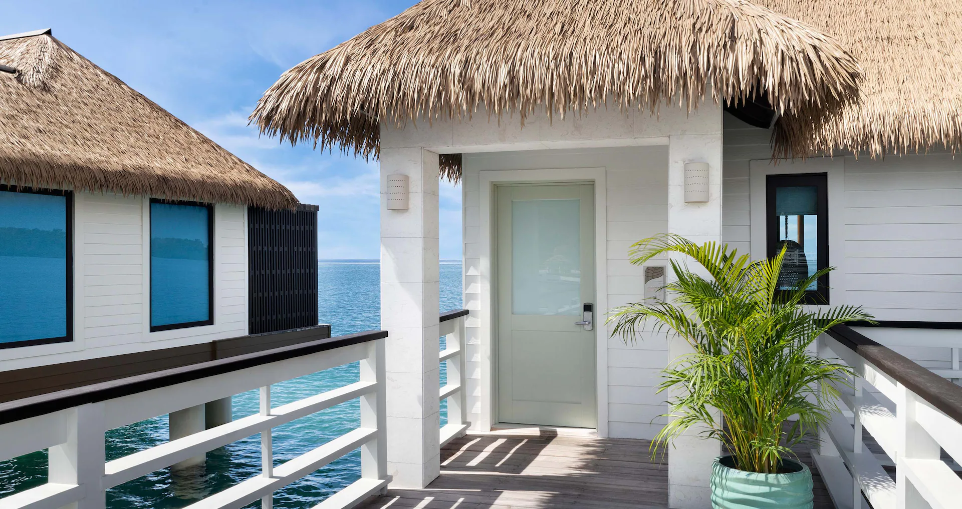 Sandals South Coast Heart-Shaped Over-the-Water Bungalows Aerial View