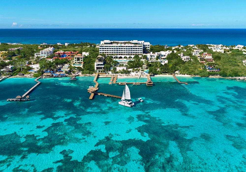 Secrets Impression Isla Mujeres Aerial Clifftop Resort and Private Pier