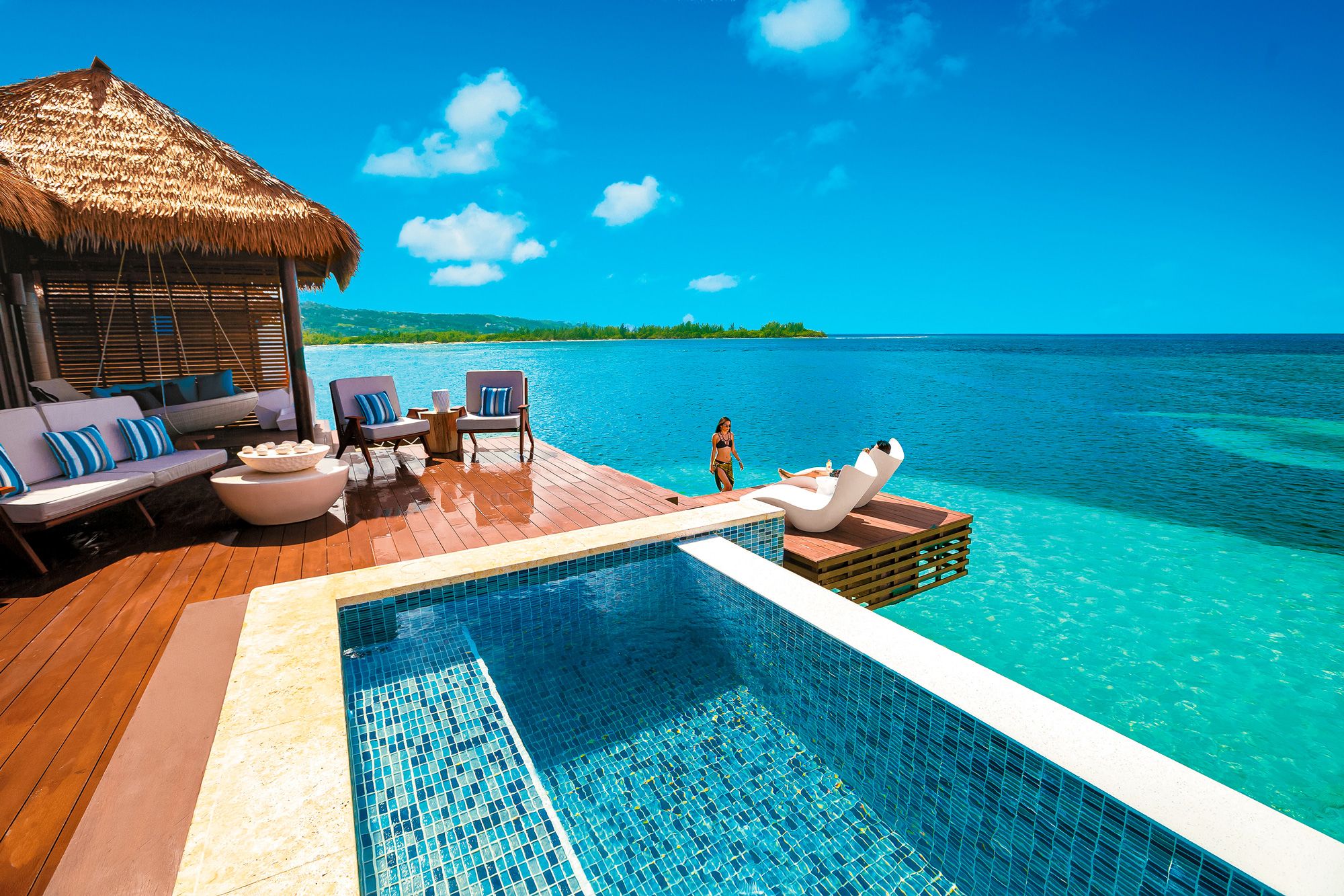 Sandals Royal Caribbean Over Water Private- Butler Villa Out