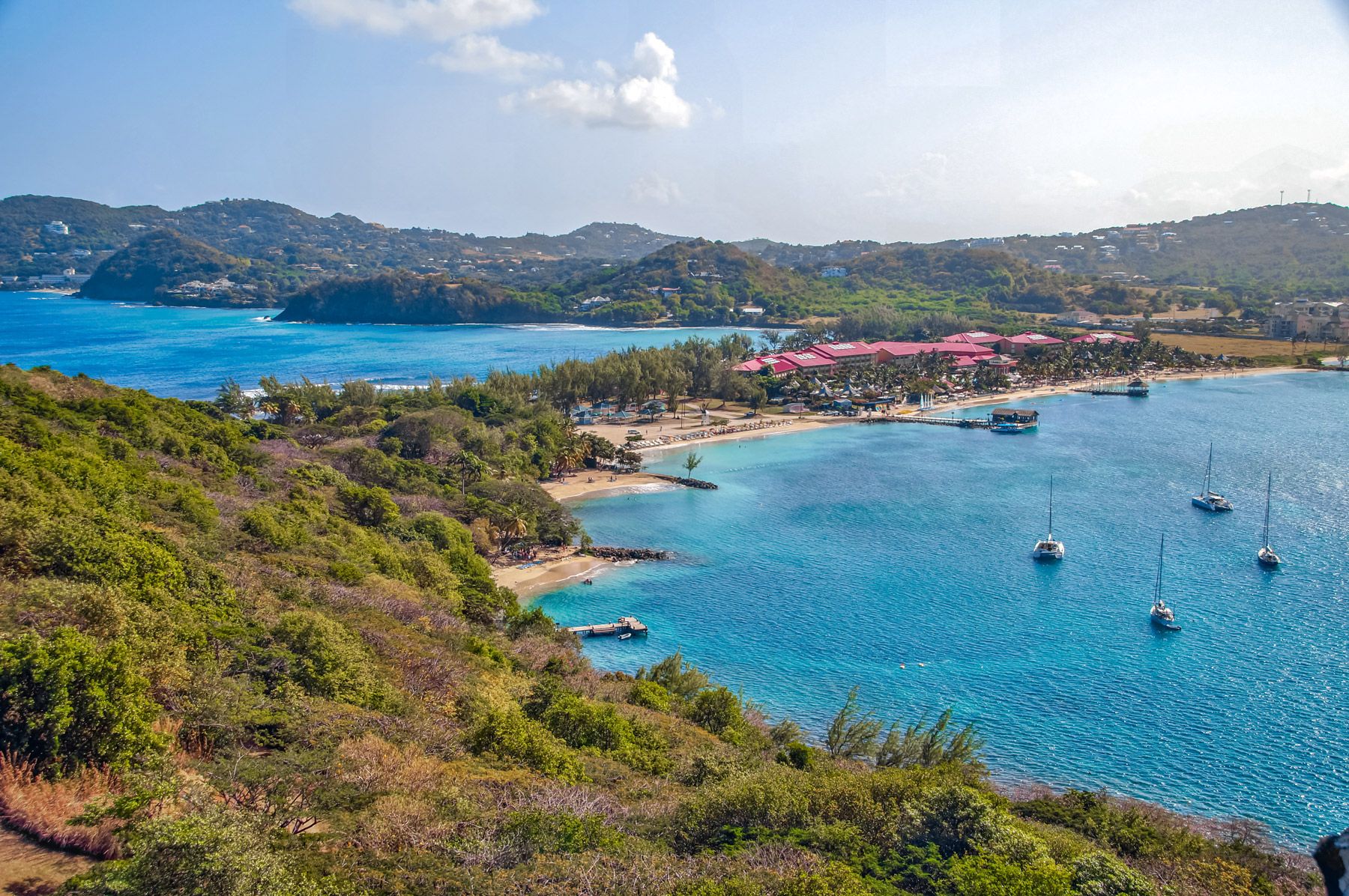 Bay Pigeon Island Saint Lucia