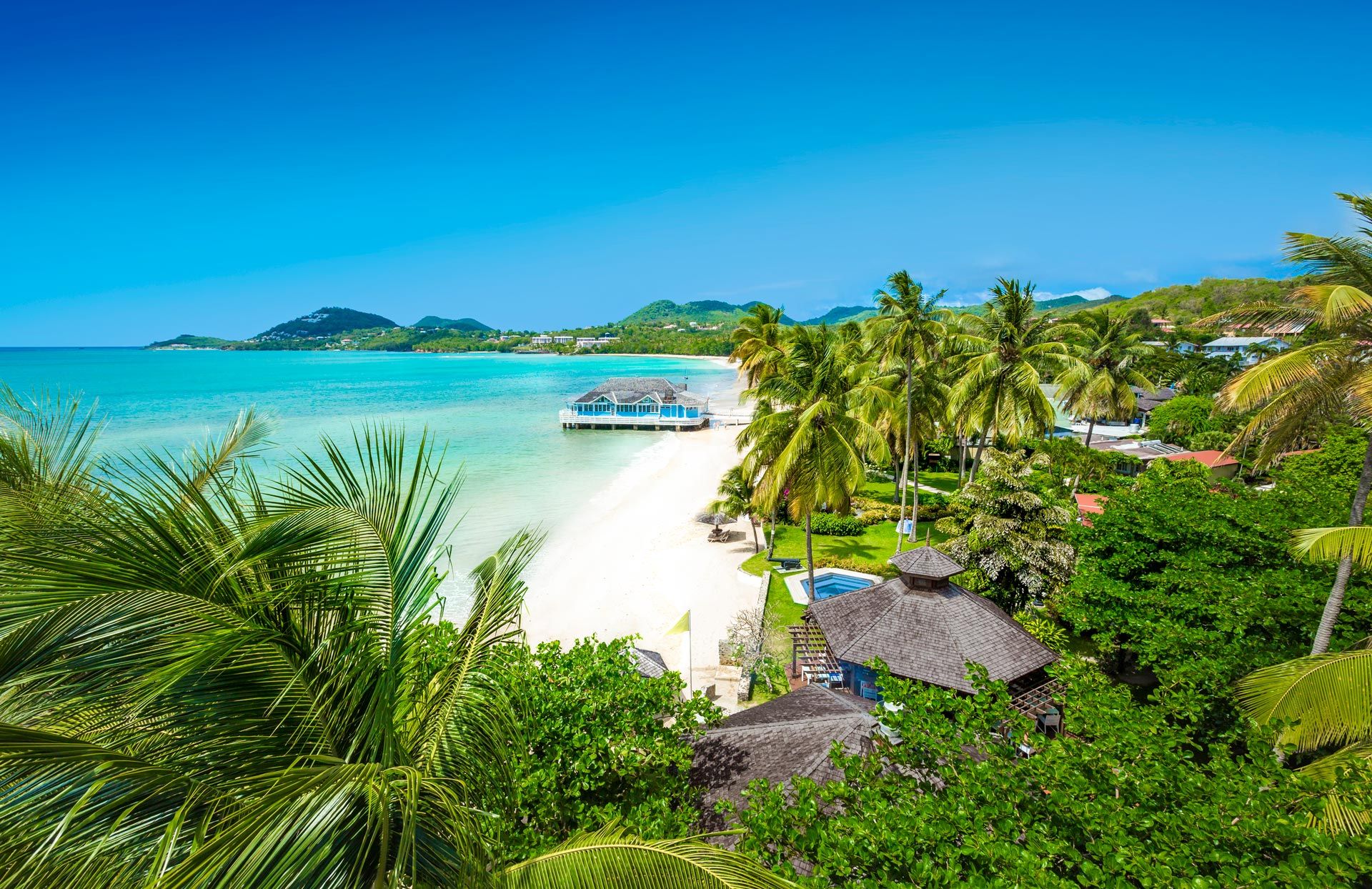 Sandals Halcyon Resort Beach