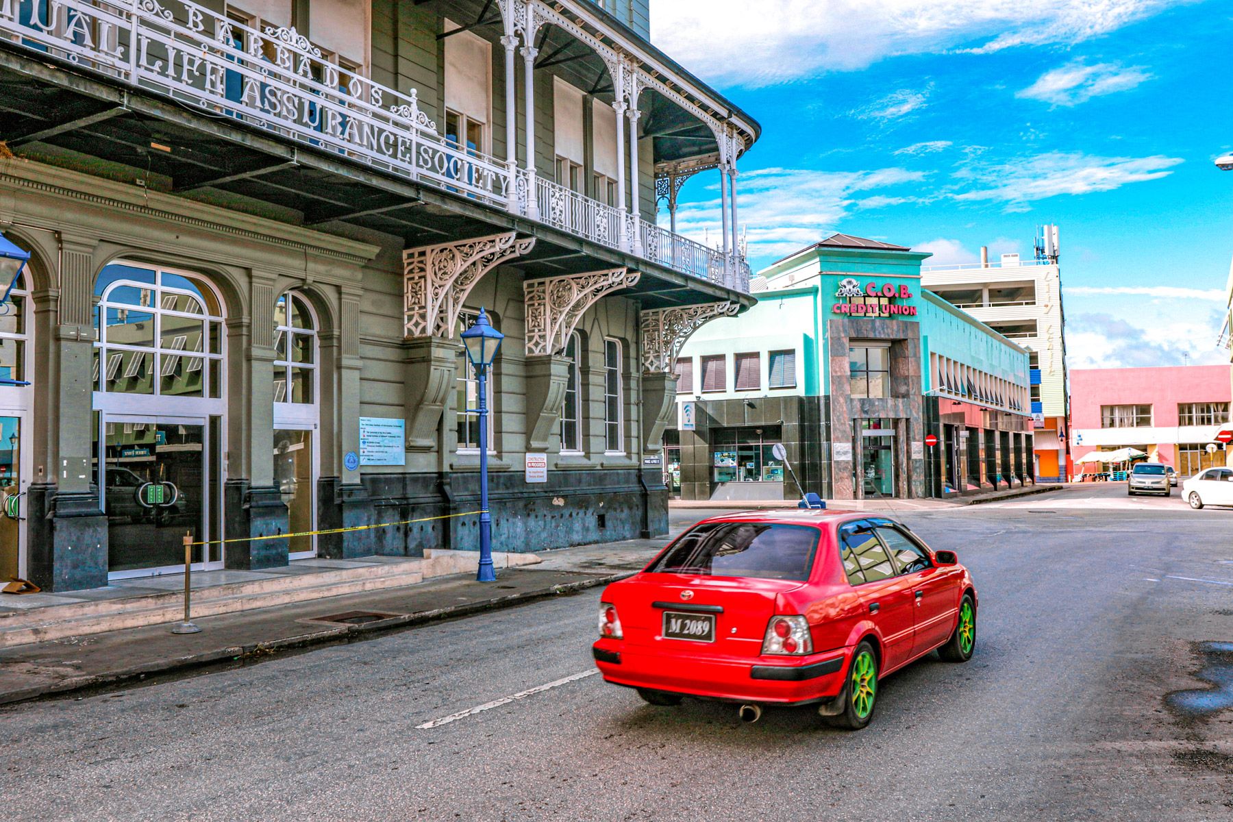 Barbados streets Bridgetown