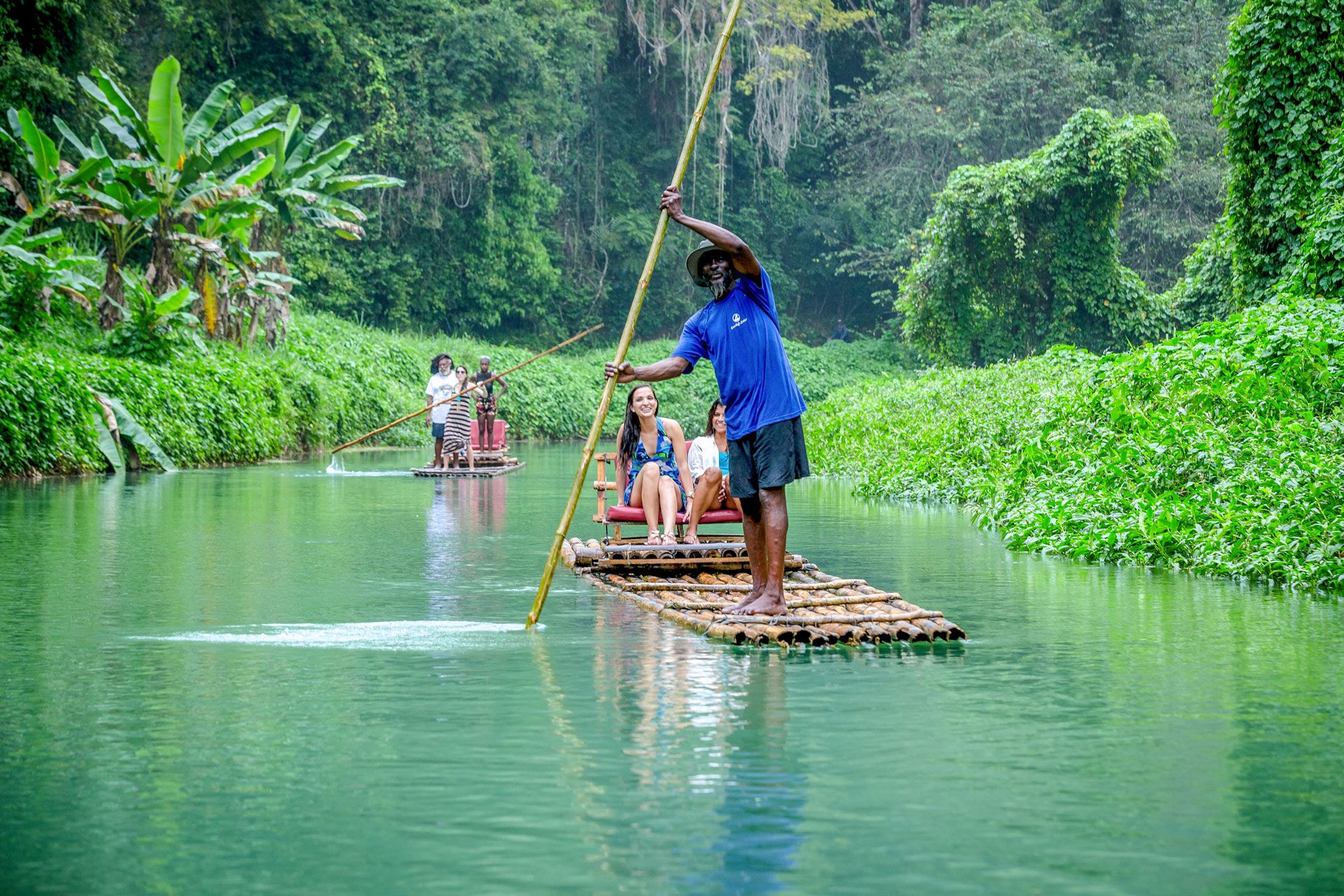 bamboo river raft