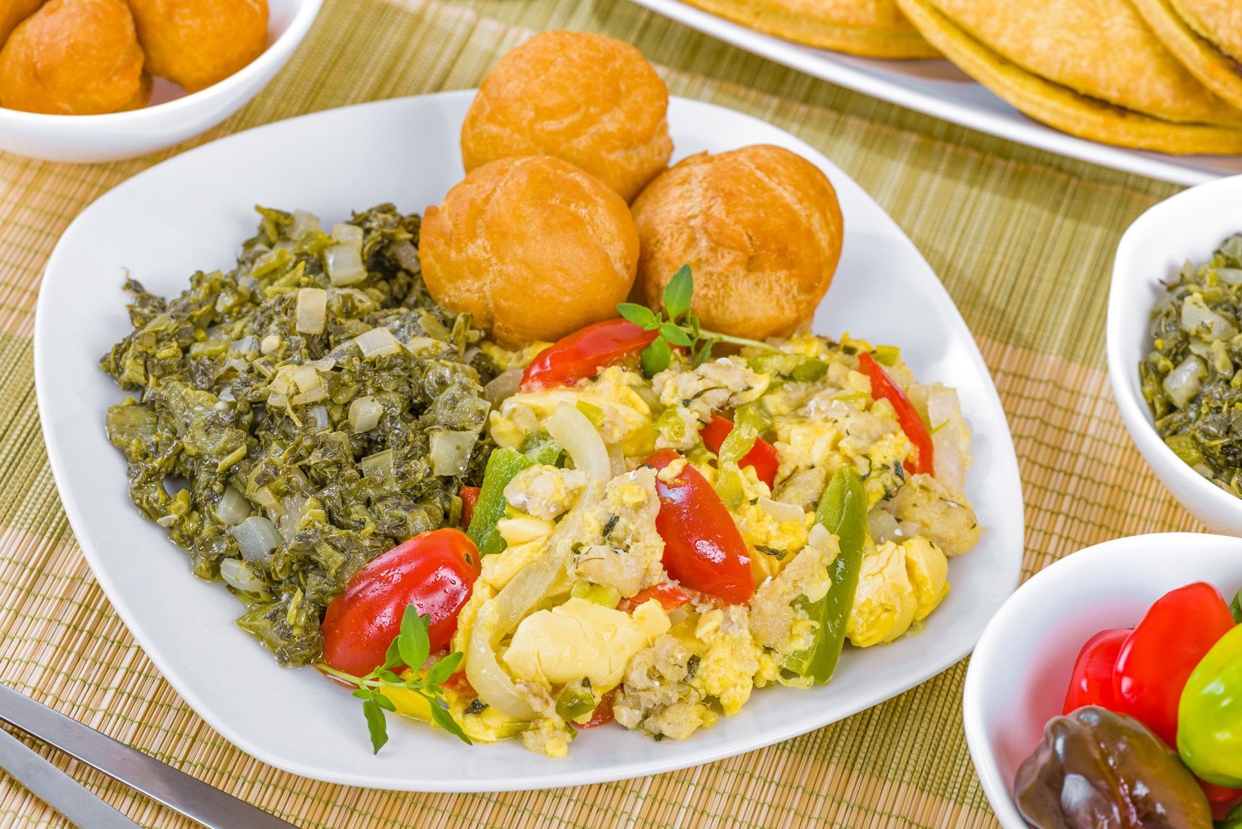 Traditional Jamaican Ackee and Saltfish