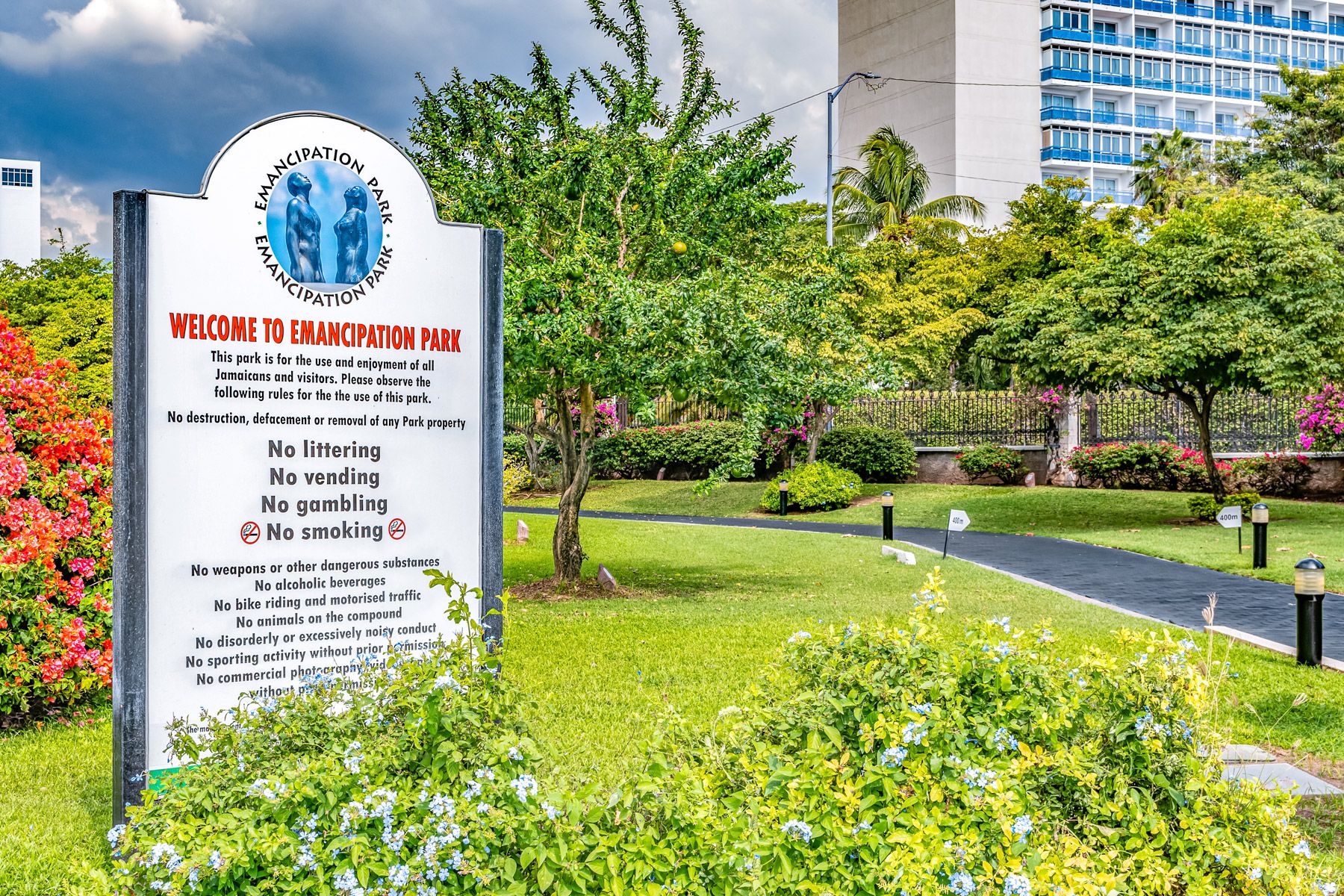 Emancipation park Kingston Jamaica