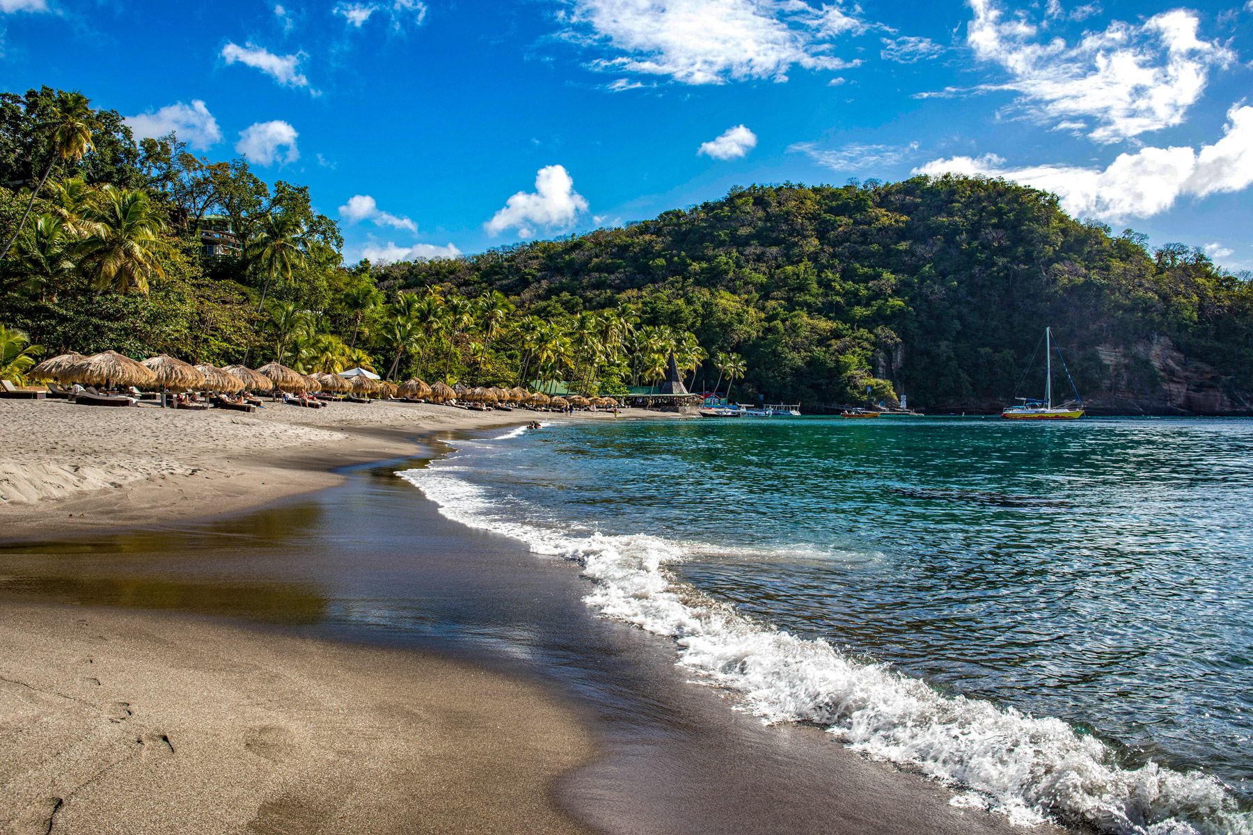 Anse Chastanet beach Saint Lucia