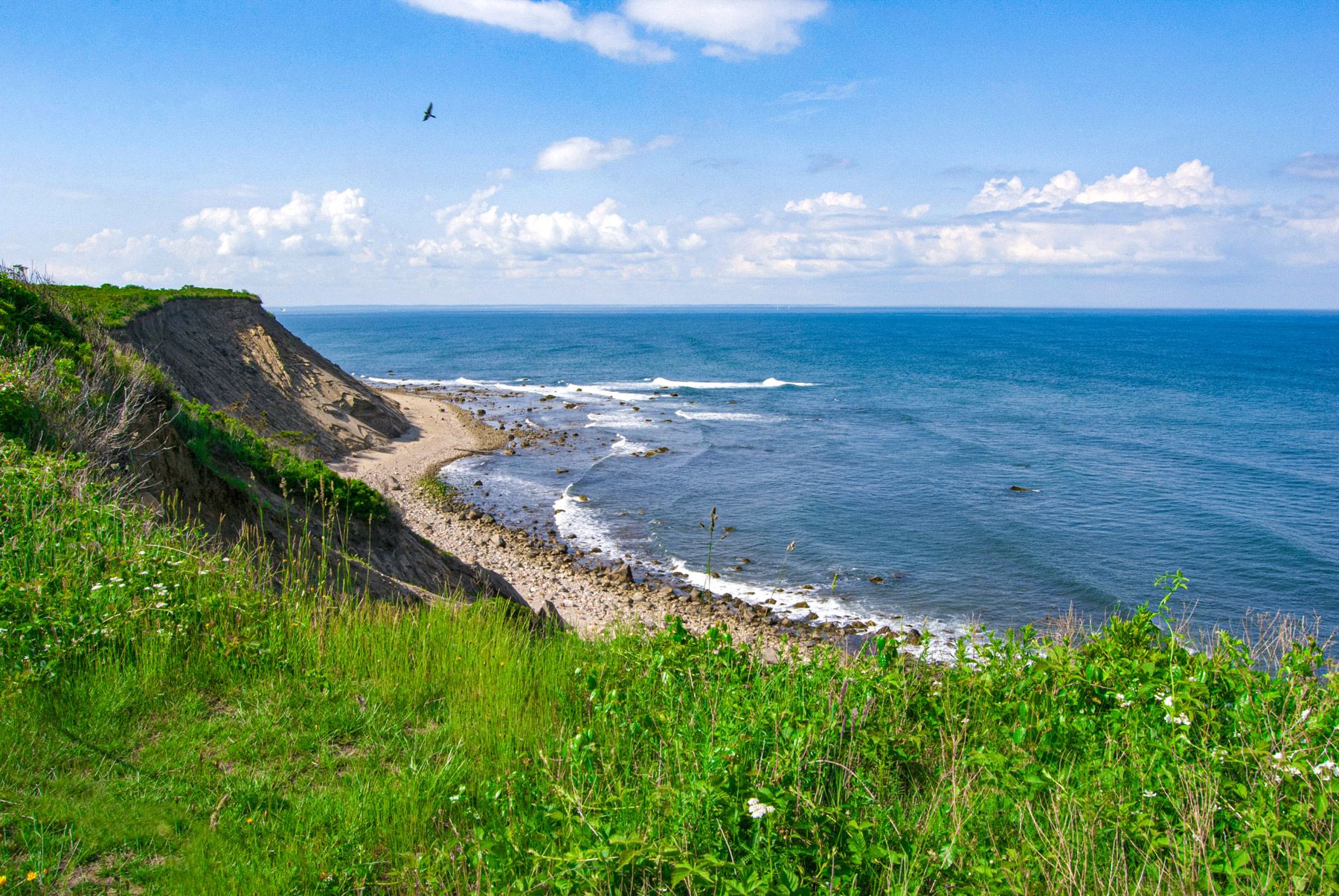 Mohegan Bluffs Block Island Rhode Island USA