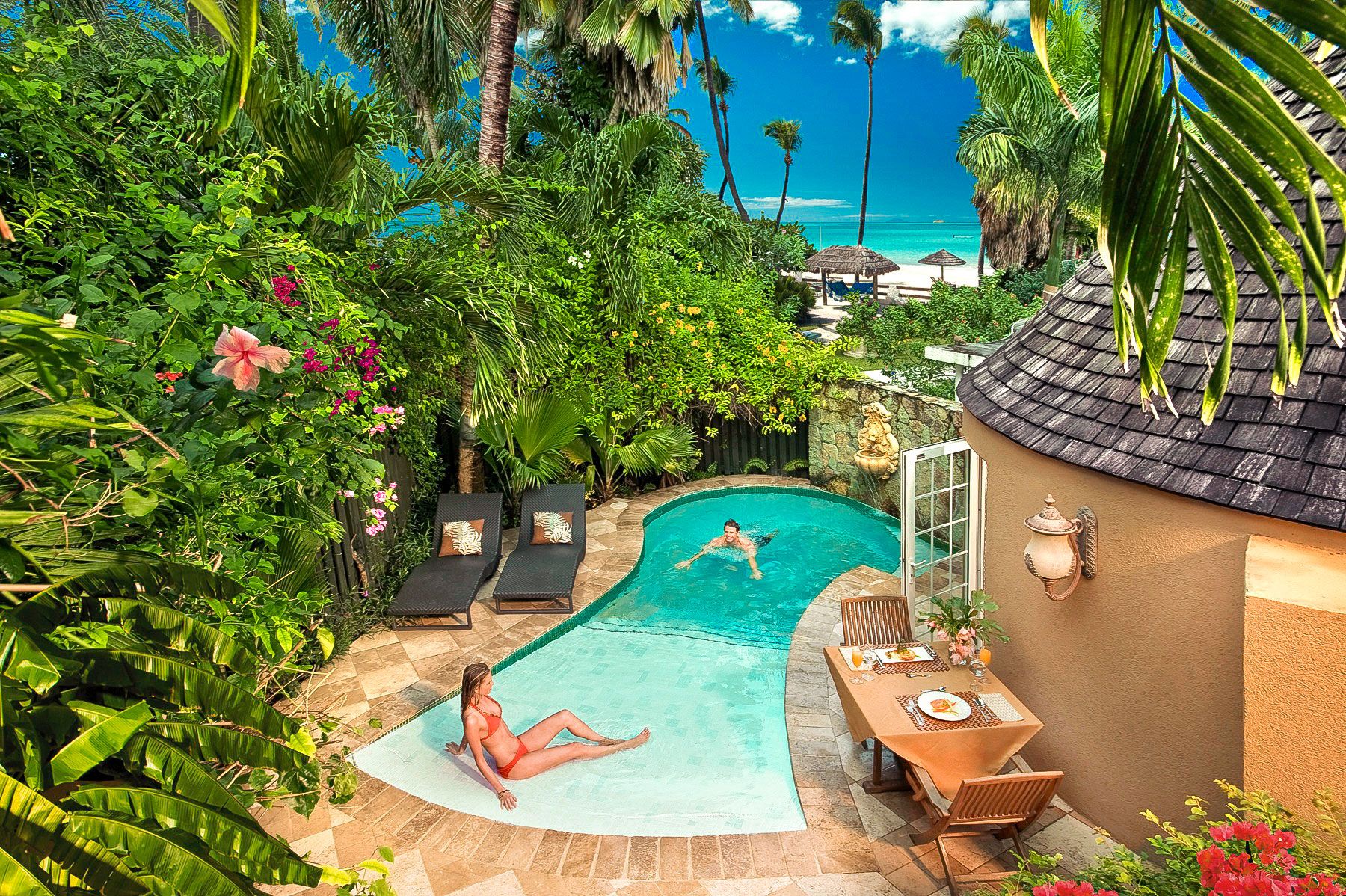 Sandals Grande Antigua room pool