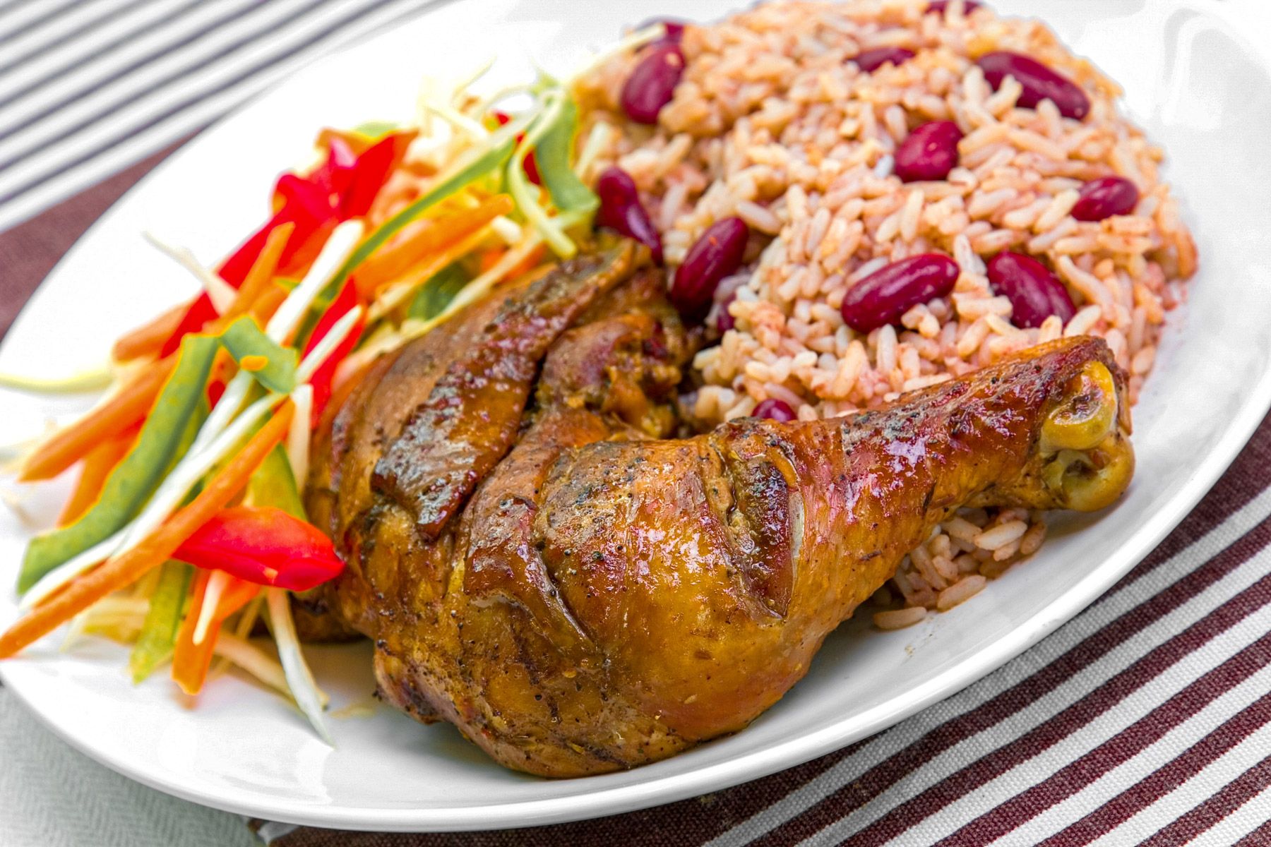 Caribbean style jerk chicken