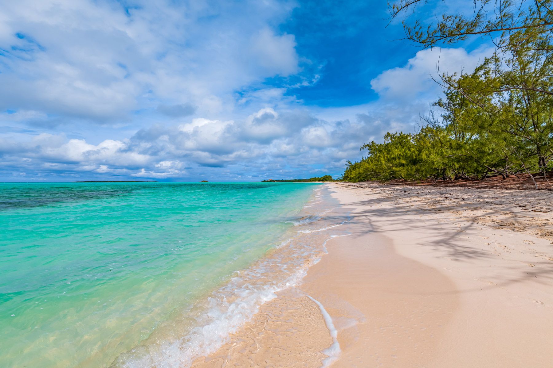 Coco Plum beach Great Exuma Bahamas