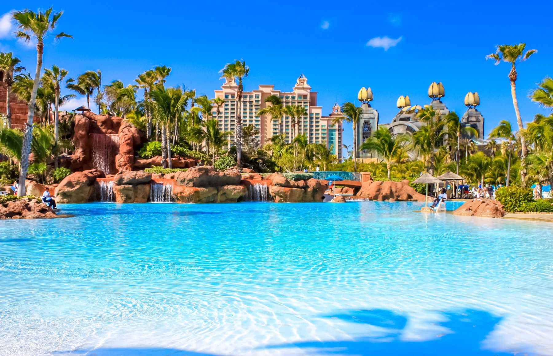 big pool on paradise island