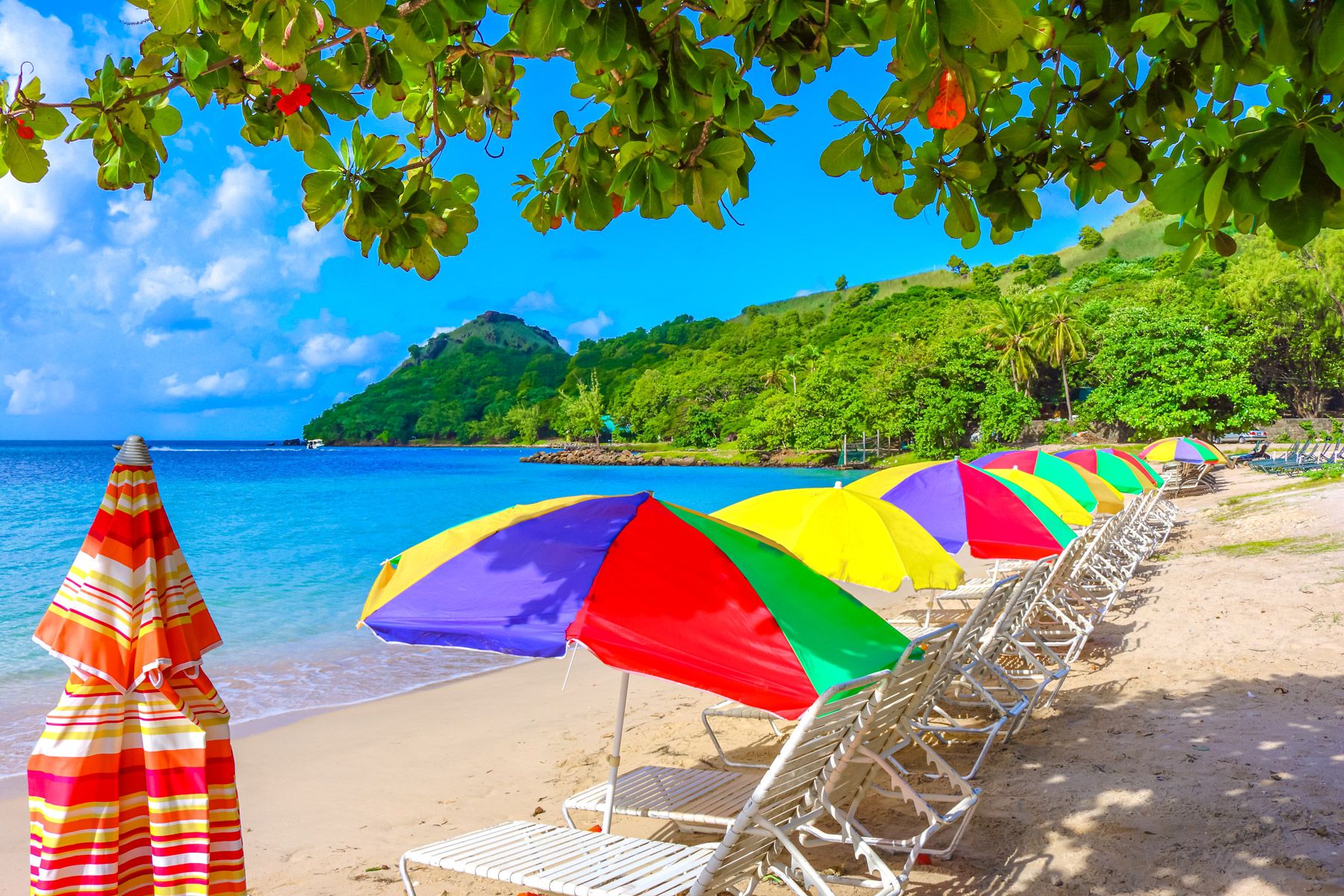 pigeon island beach st lucia