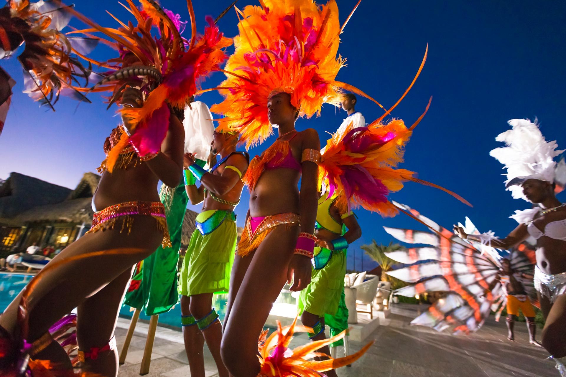 Costume Dancers at Sandals Granada