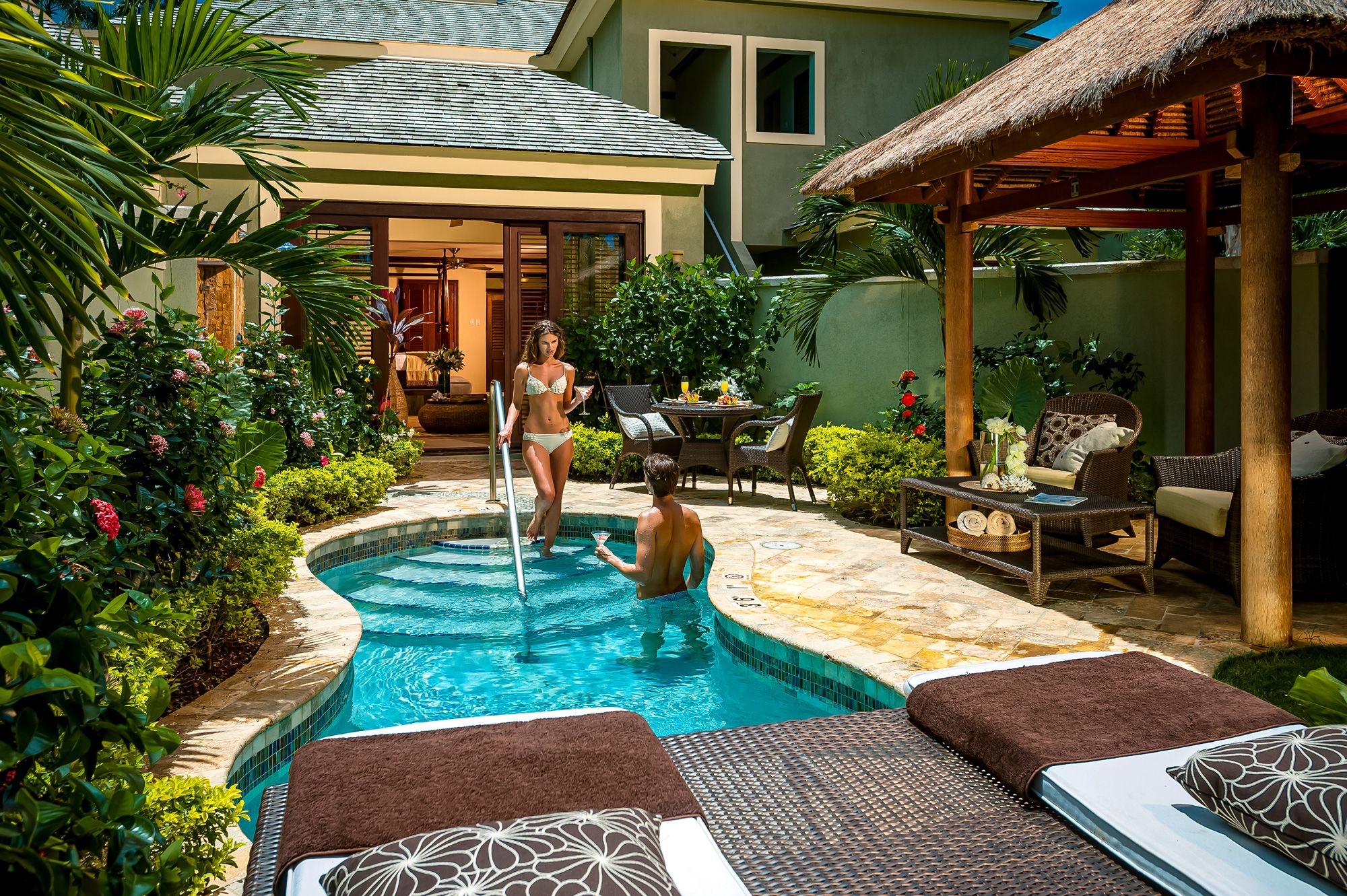 Sandals Negril Millionaire Butler Suite Out