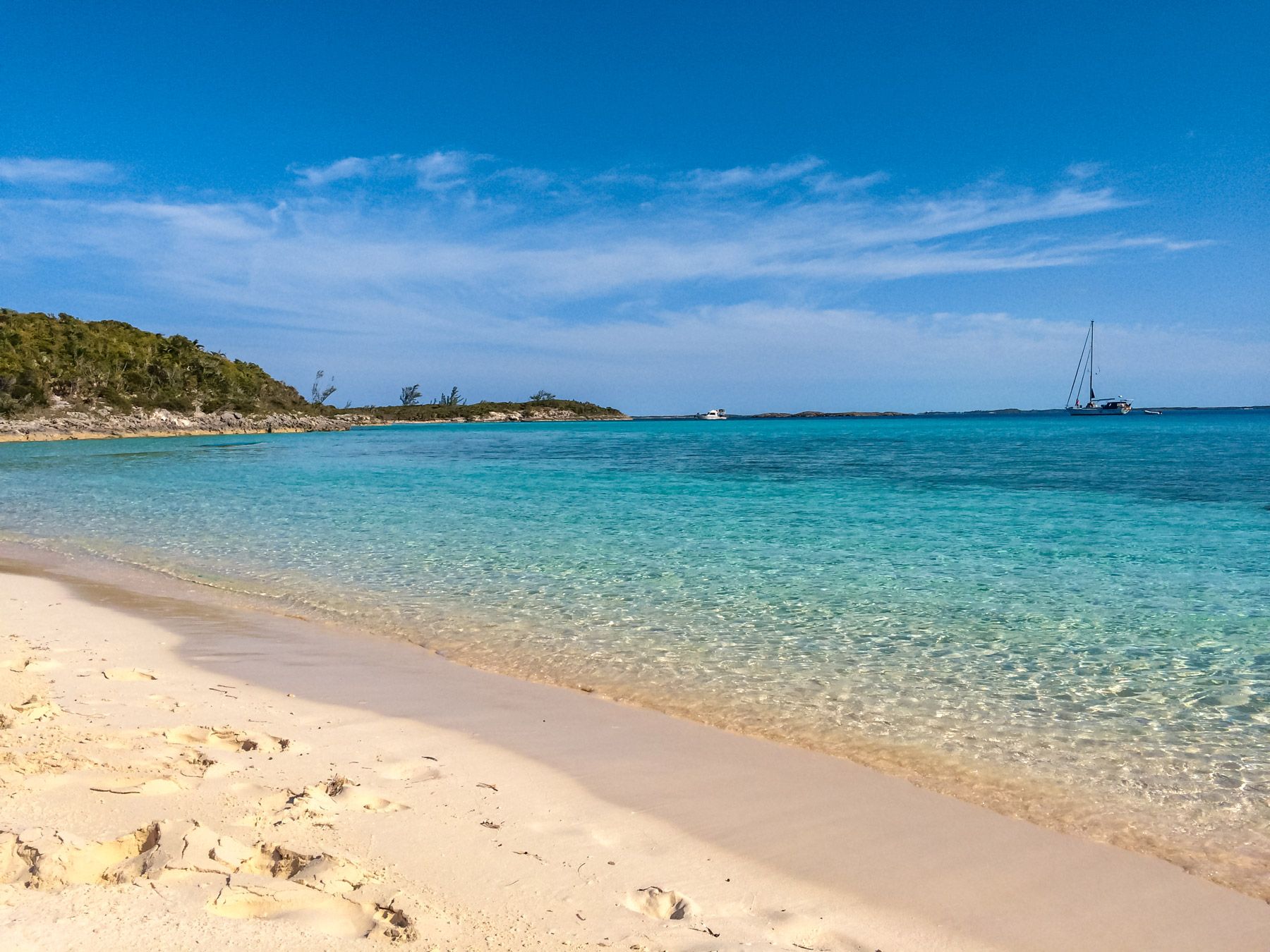 Exuma beach Highbourne Cay