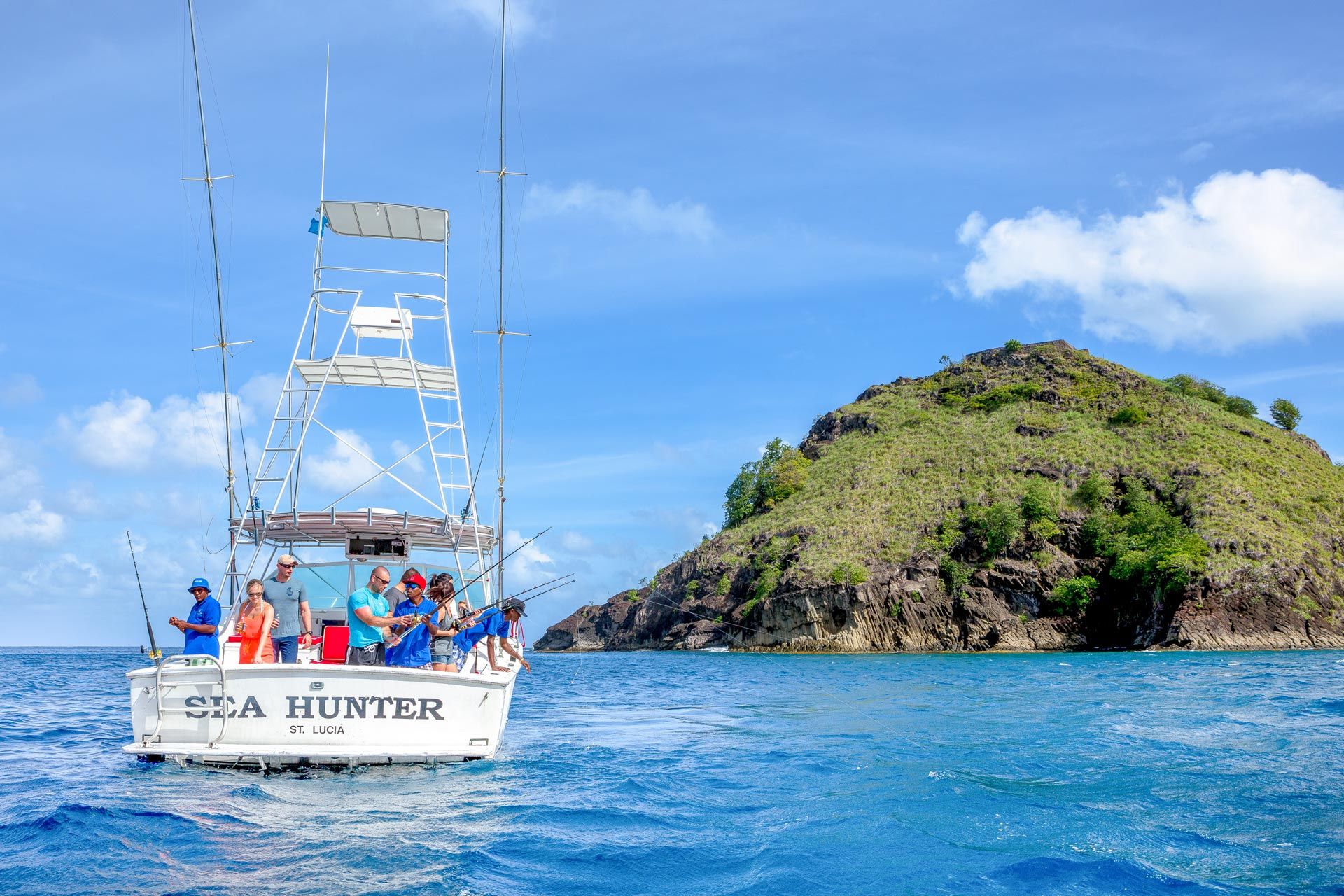 deep sea sport fishing saint lucia