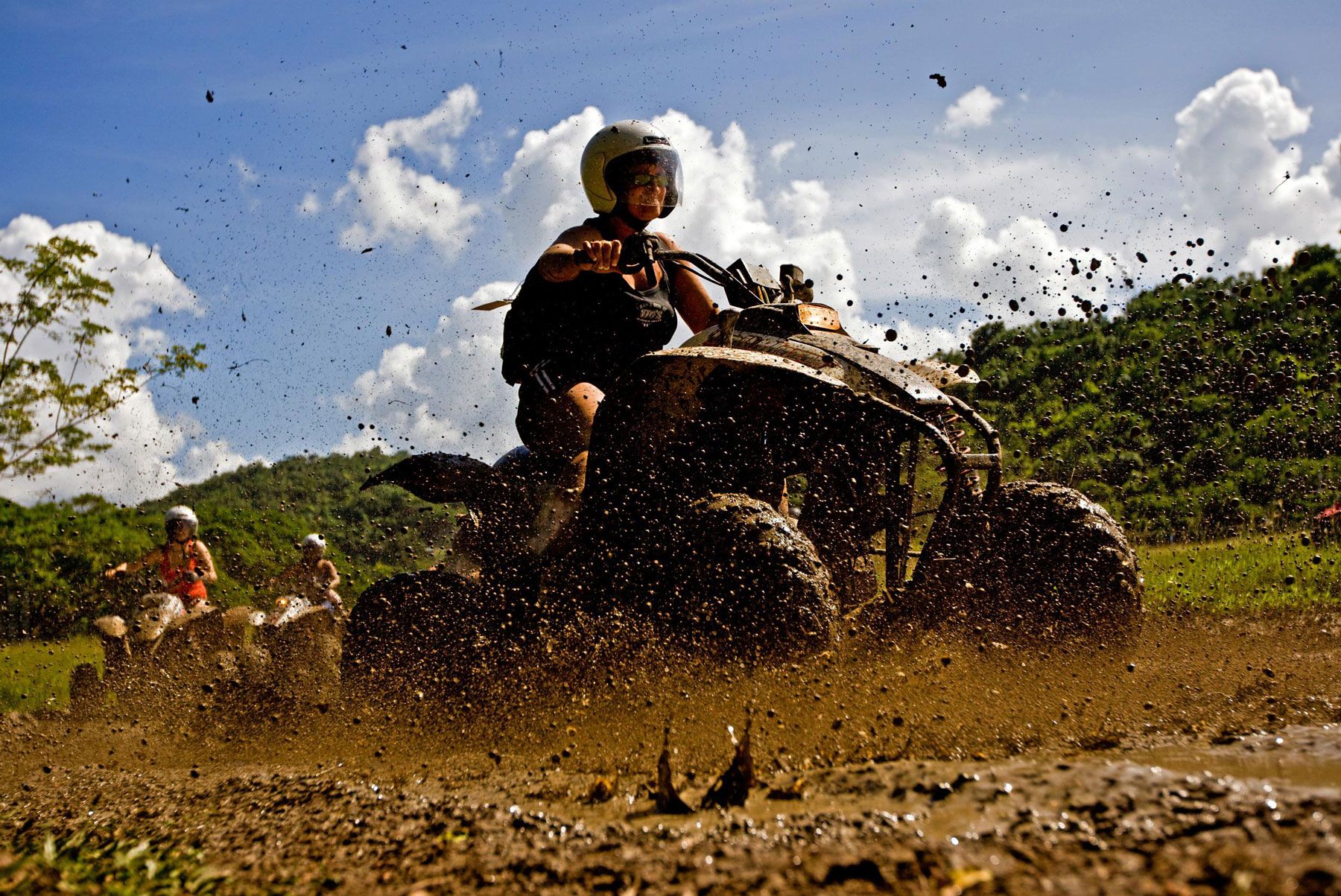 ATV safari adventure mud