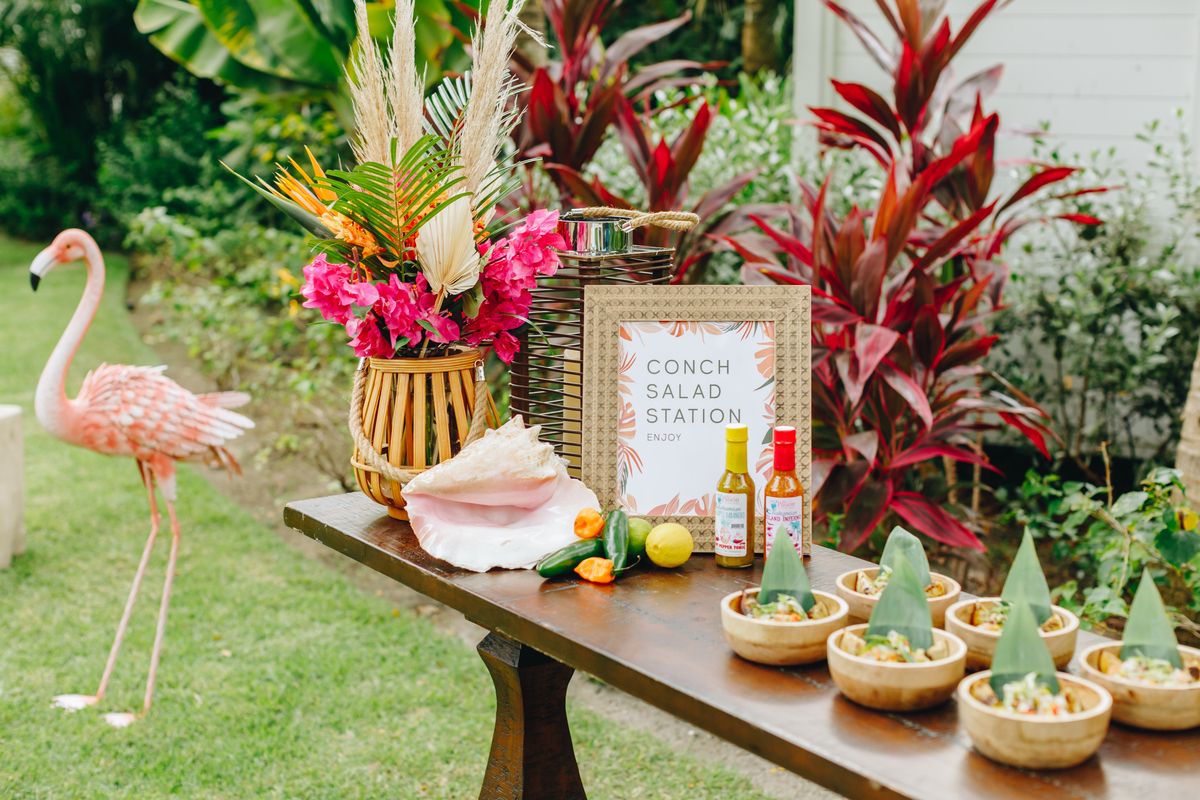 conch salad station at sandals royal bahamian