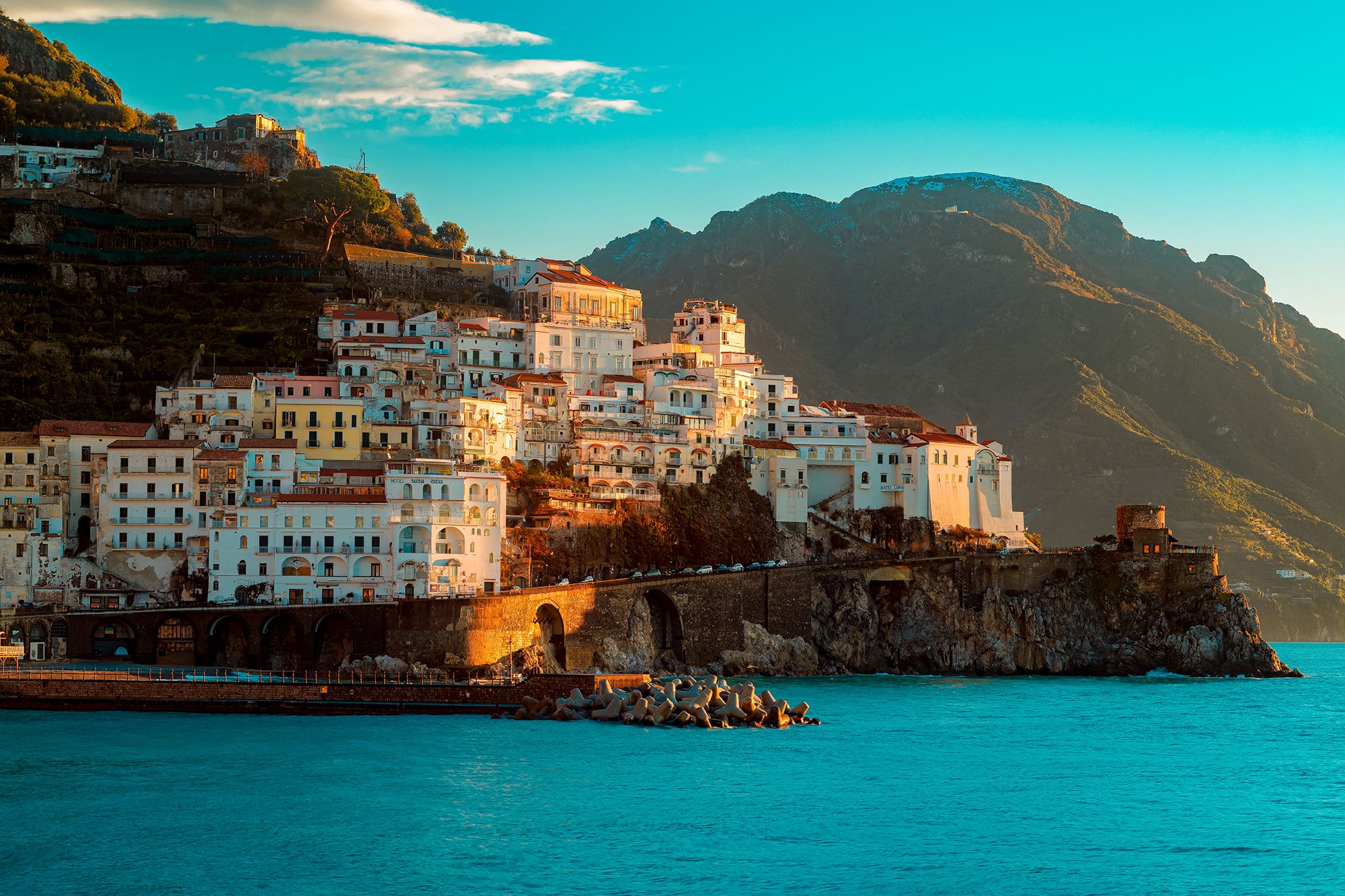 Amalfi Coast Italy Boat Tour View