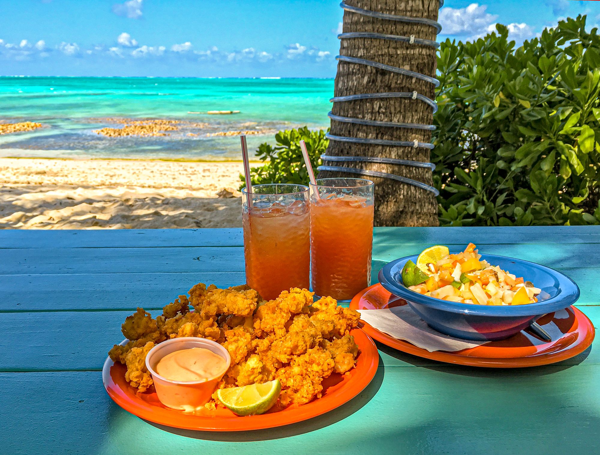 Antigua Conch Fritters Conch Salad