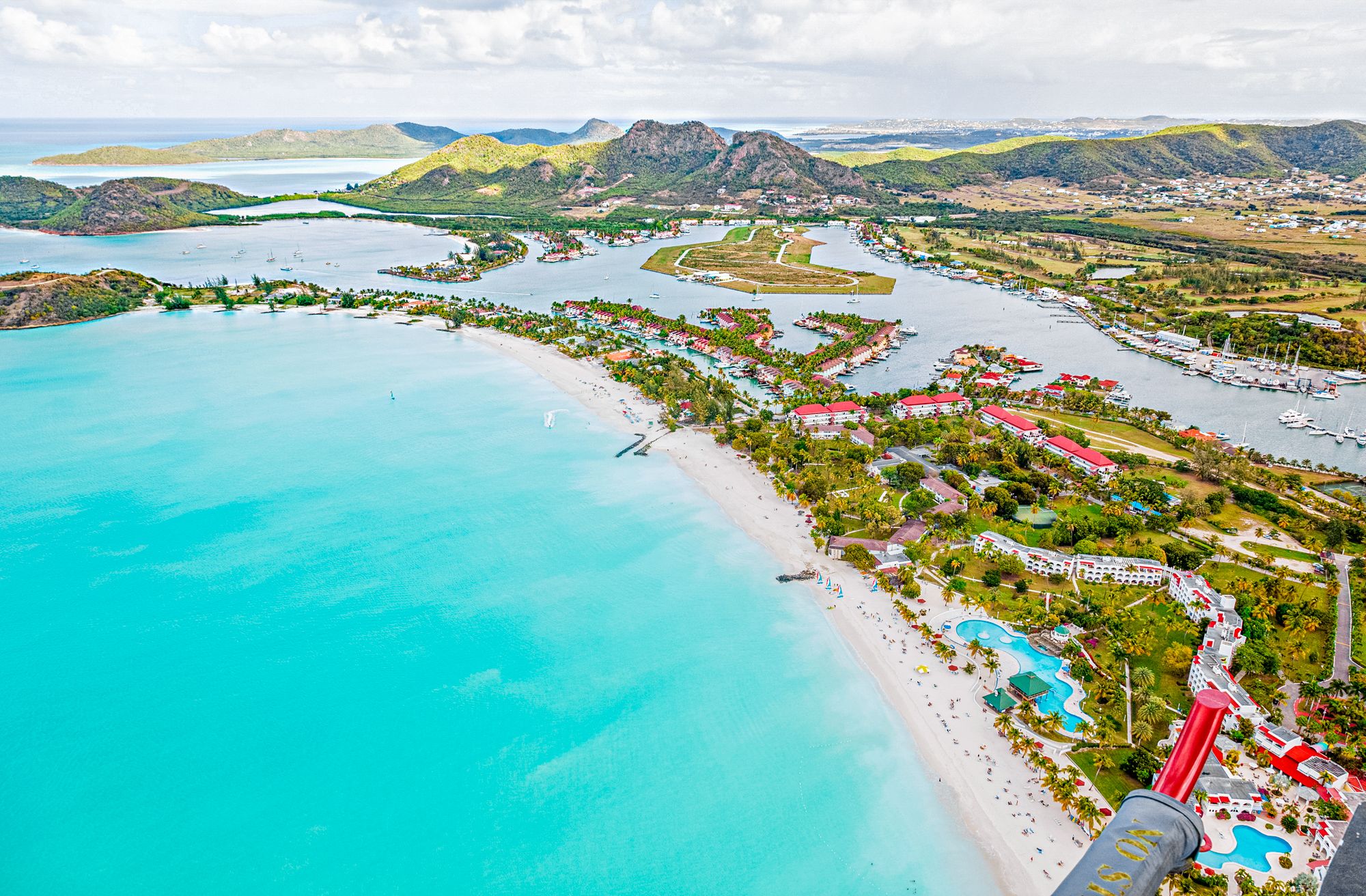 Antigua Jolly Beach Jolly Harbor Aerial