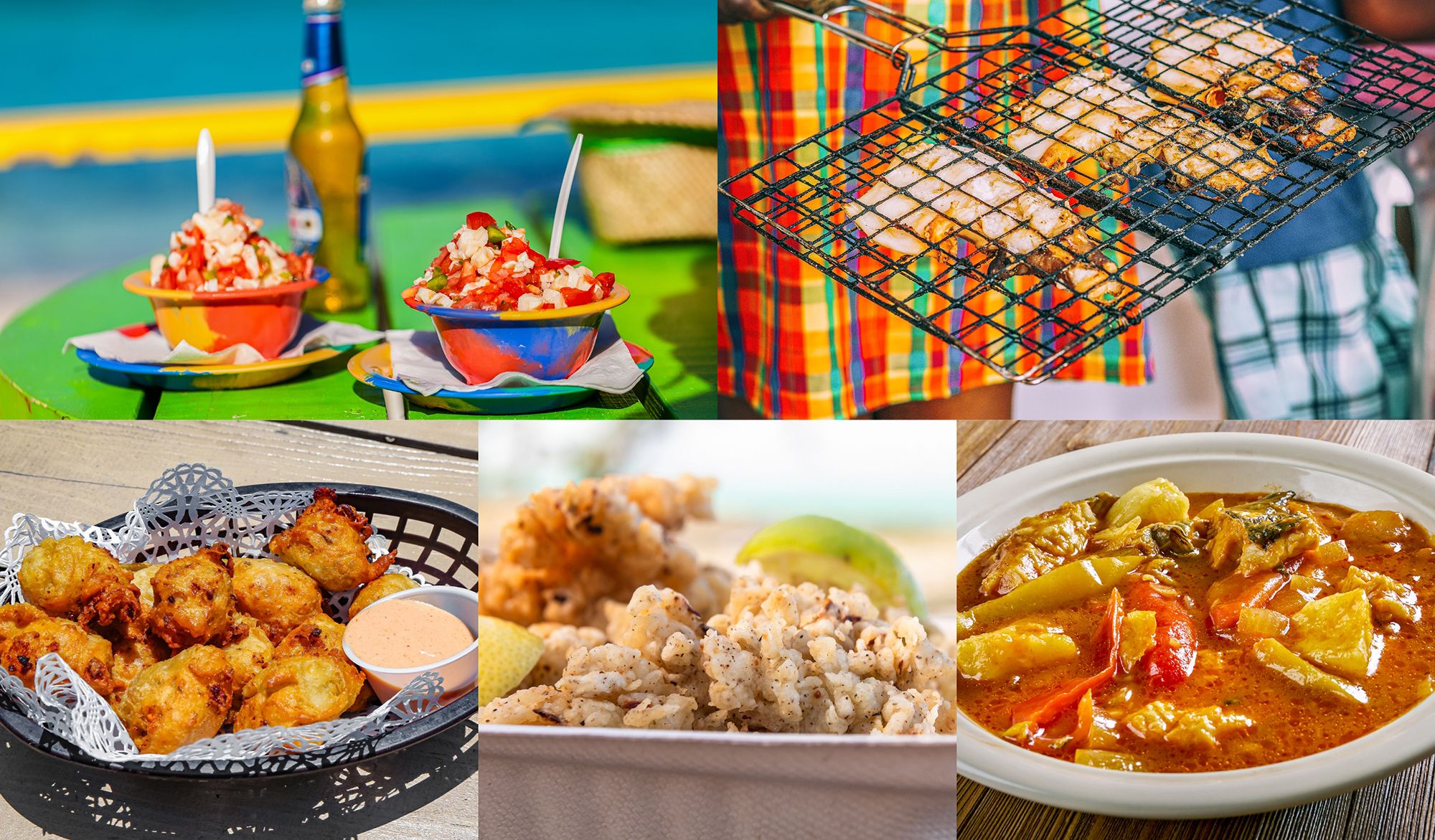Bahamas Food Collage