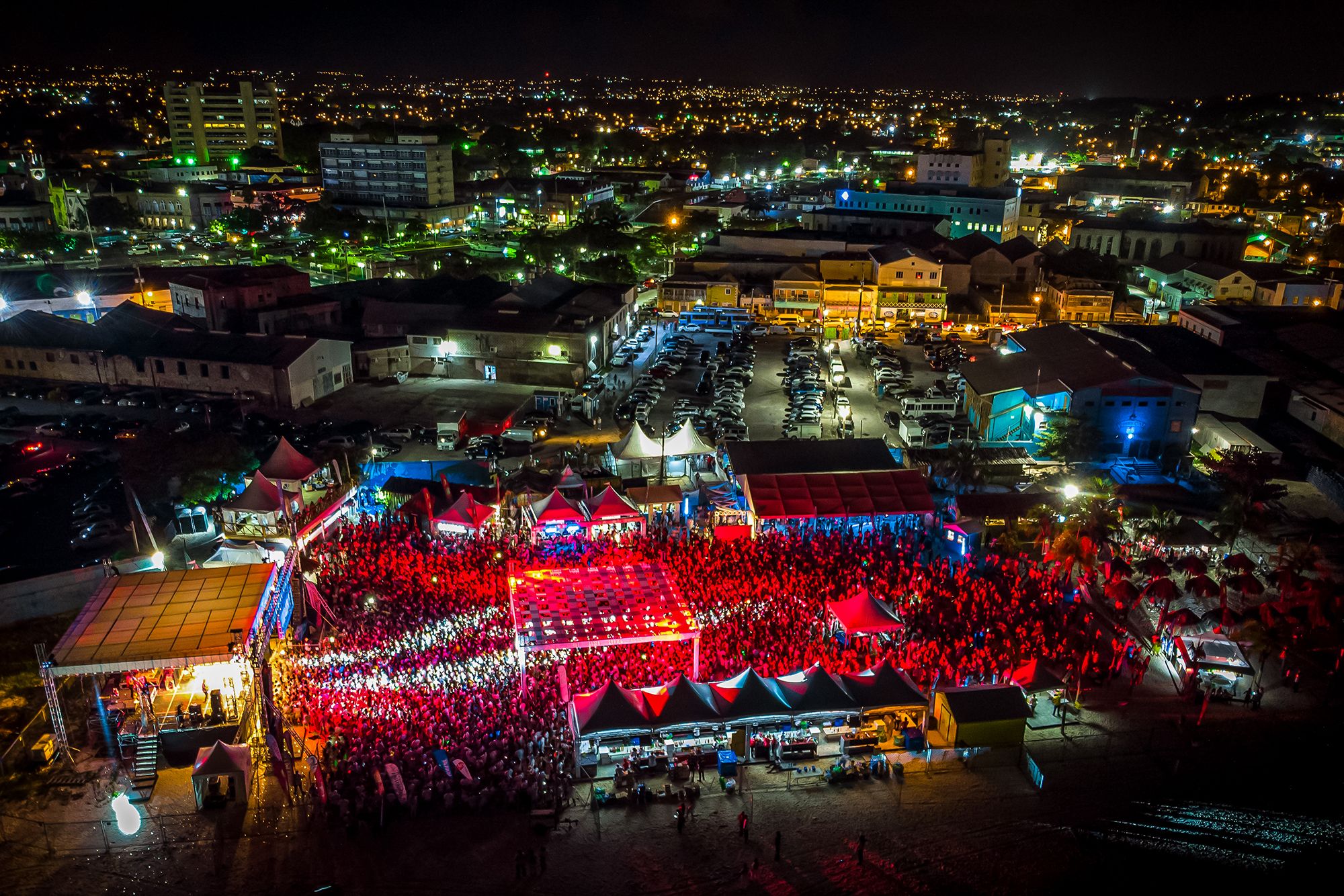 Barbados Carnival Crop Over Festival Aerial