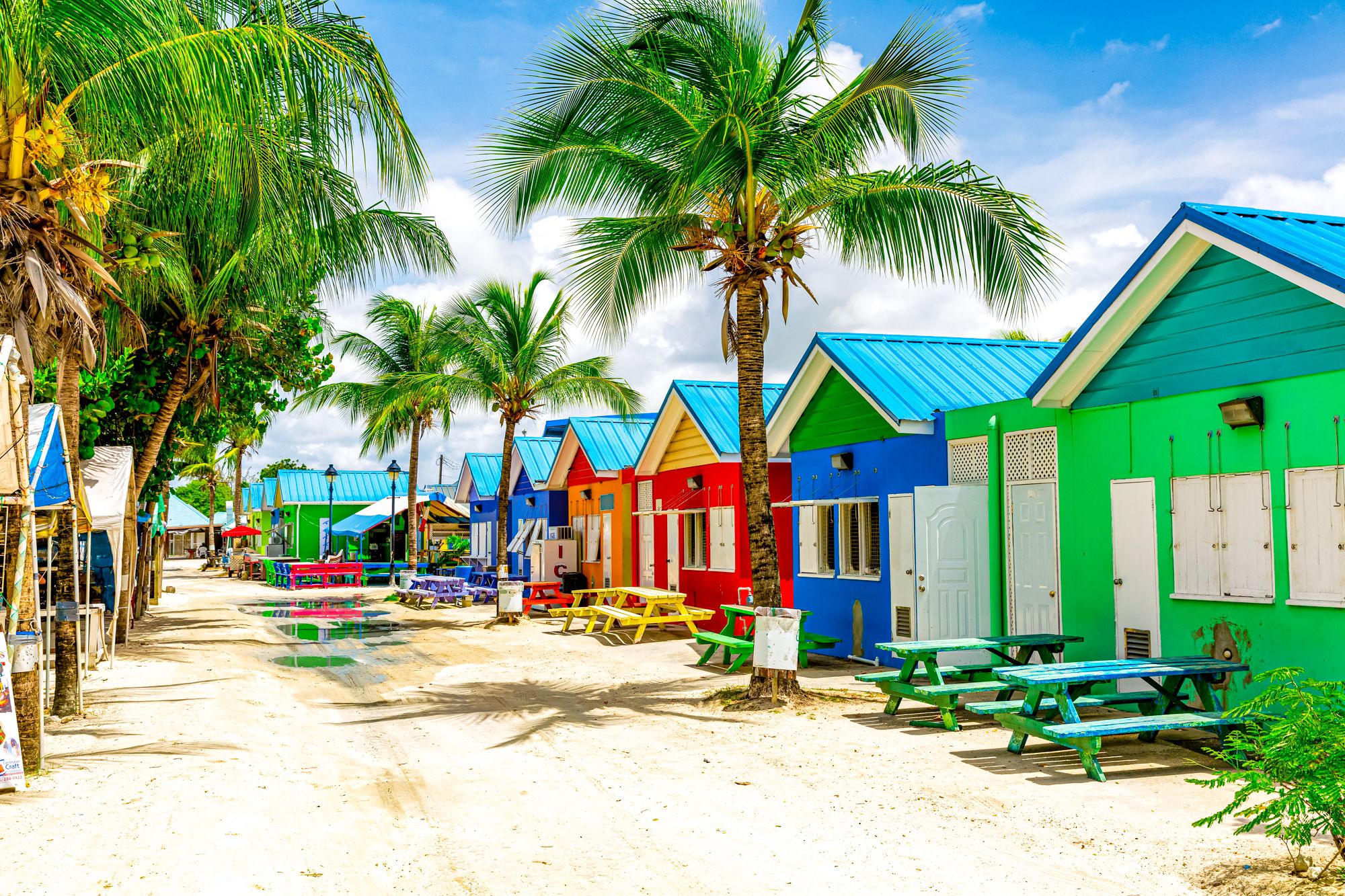 Barbados Colorful Houses